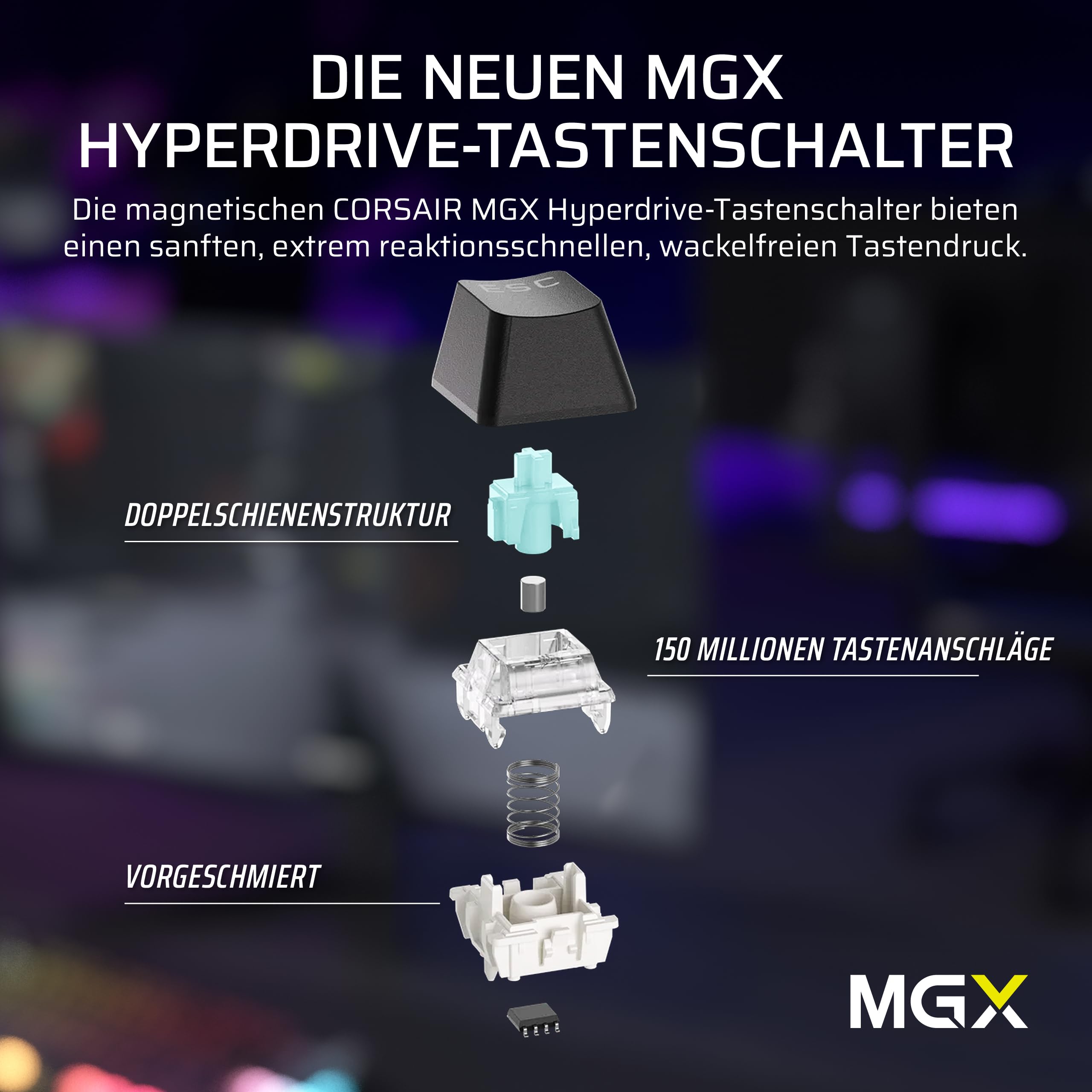 corsair-k70-pro-tkl-rgb-kabelgebundene-gaming-tastatur-qwertz-de-hall-effekt-mgx image 8