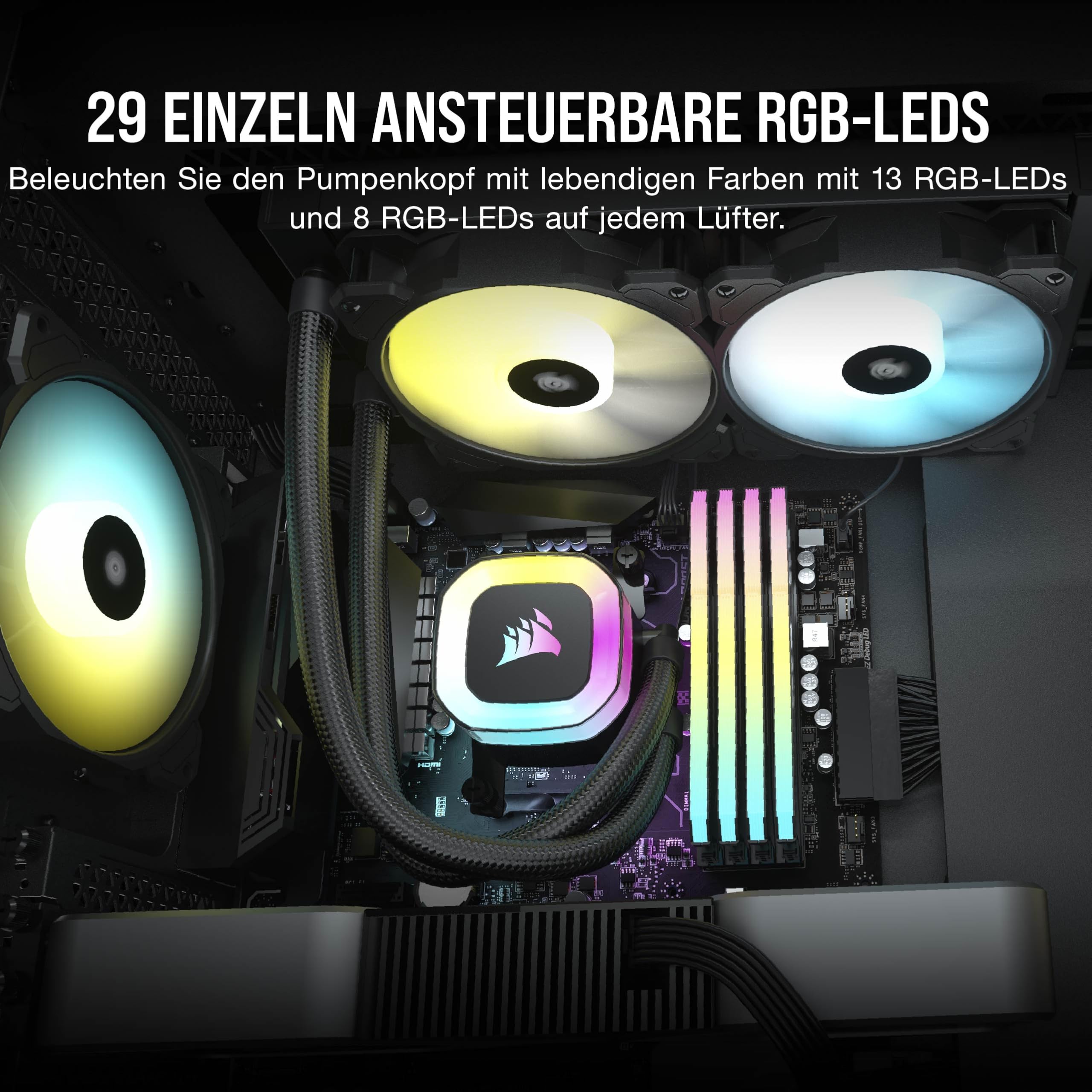 corsair-h100-rgb-fl-ssig-cpu-k-hler-240mm-aio-2x-sp120-rgb-elite-l-fter-intel-lg image 4