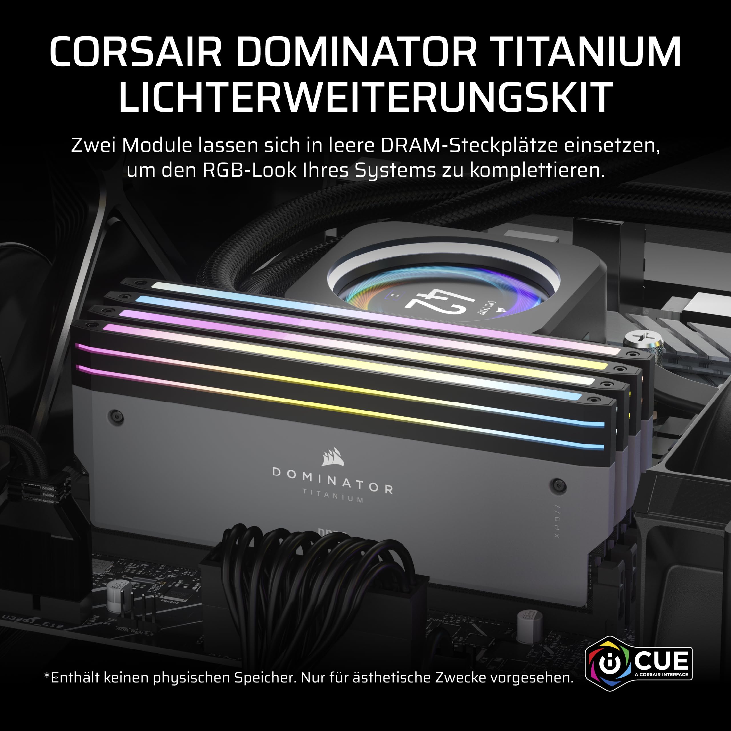 corsair-dominator-titanium-ddr5-rgb-light-enhancement-kit-2-module-ohne-ram-grau image 2