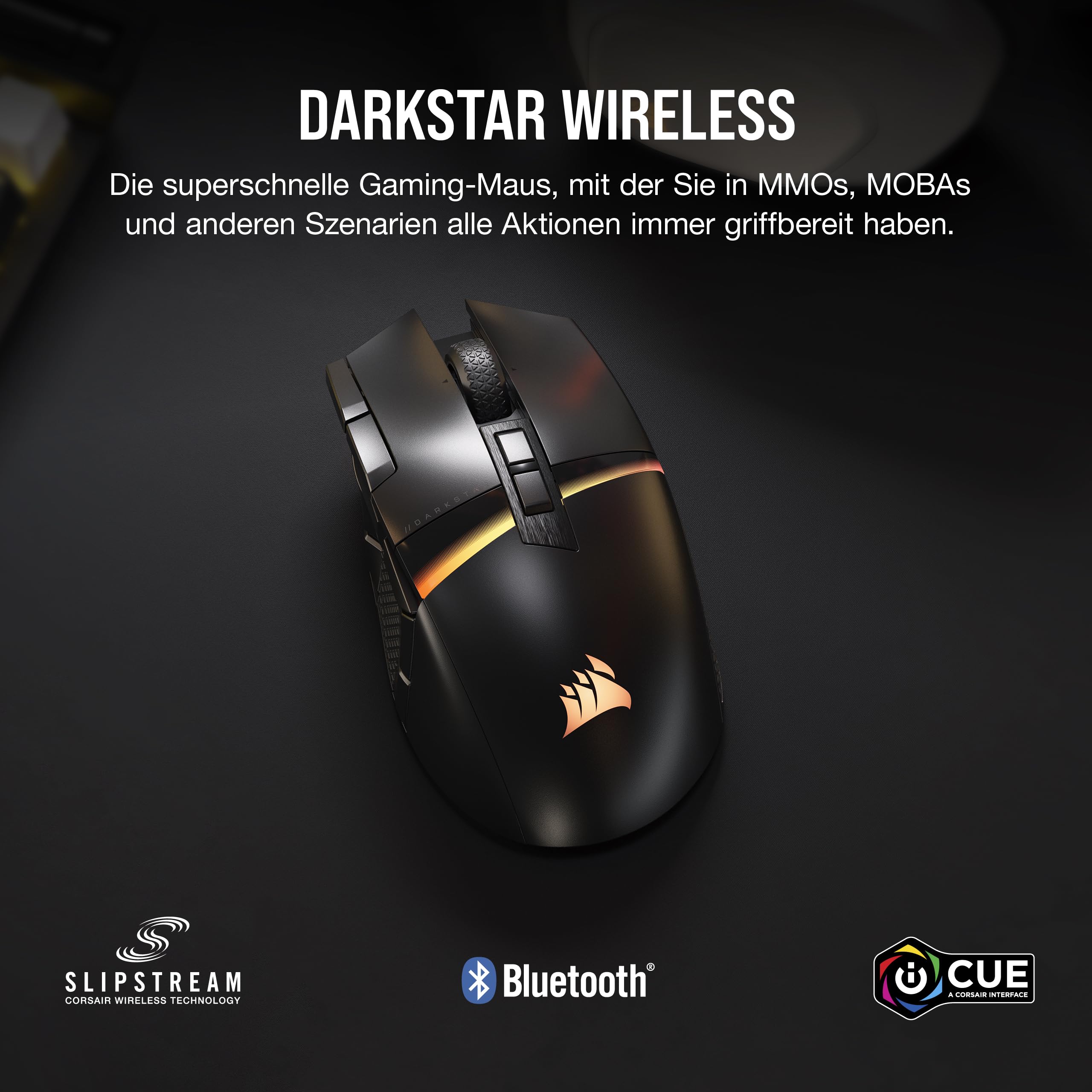 corsair-darkstar-wireless-mmo-moba-gaming-maus-26-000-dpi-marksman-sensor-15-pro image 2