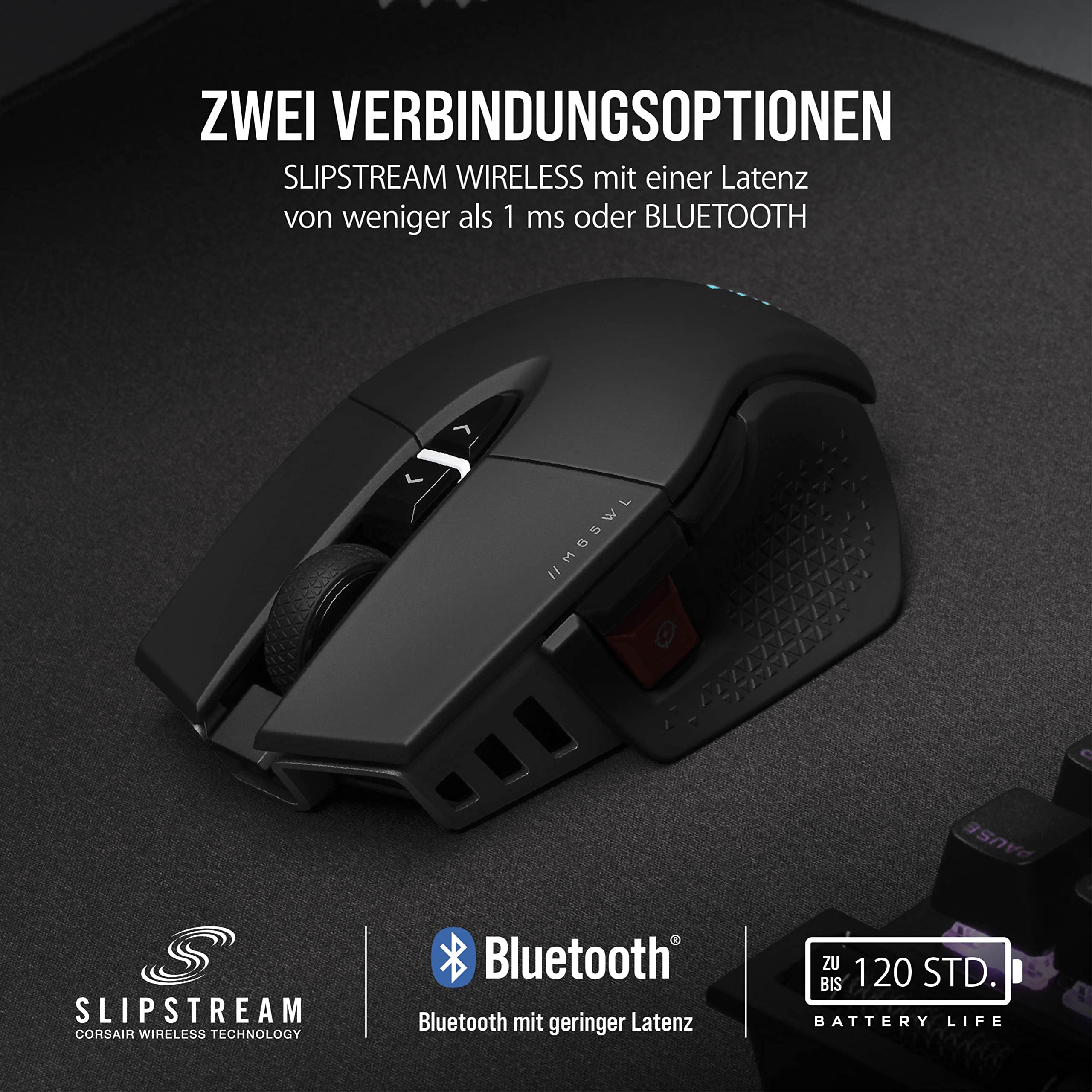 corsair-m65-rgb-ultra-wireless-tunable-fps-gaming-maus-26-000-dpi-marksman-senso image 3