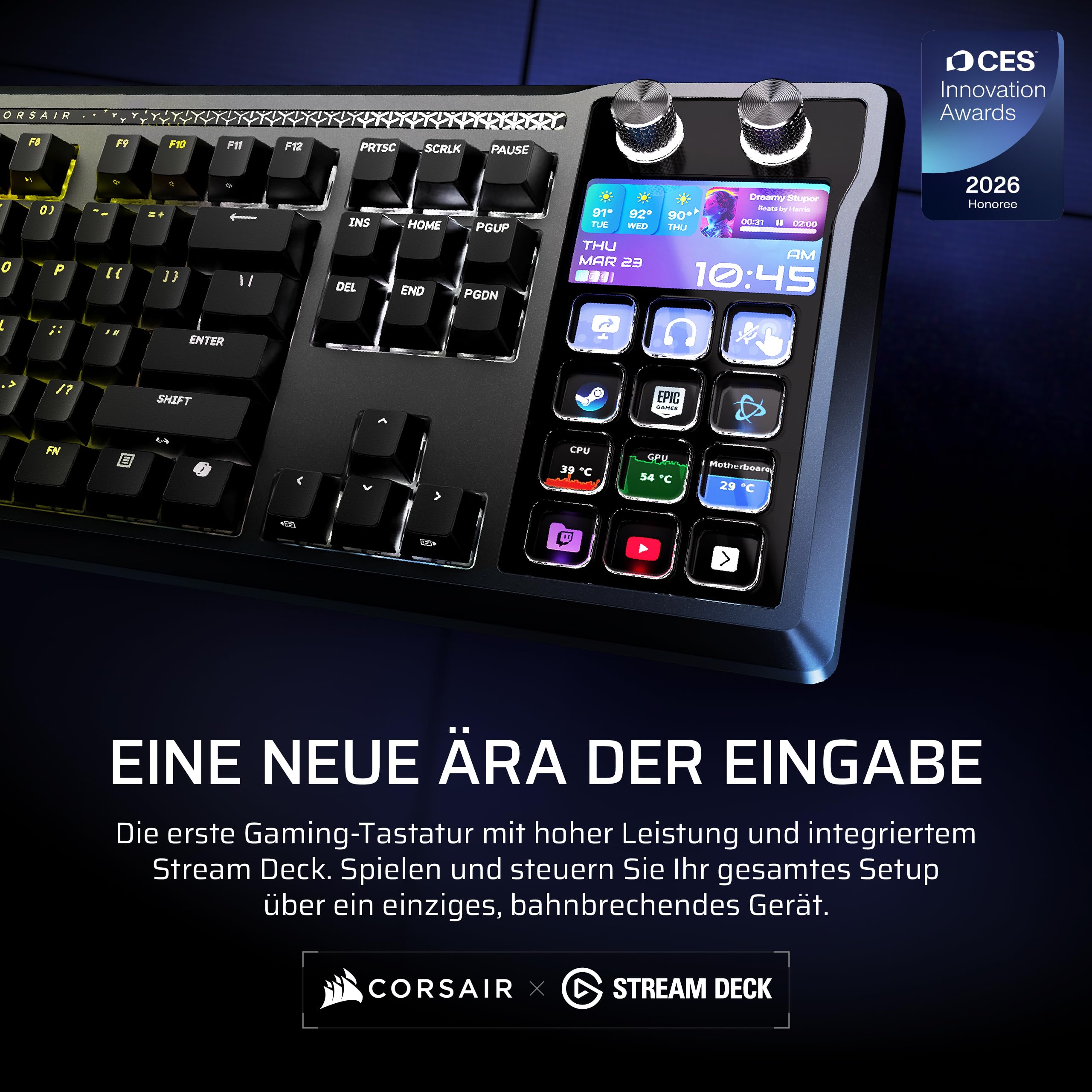 corsair-galleon-100-sd-rgb-mechanische-gaming-tastatur-qwertz-de-stream-deck-int image 2