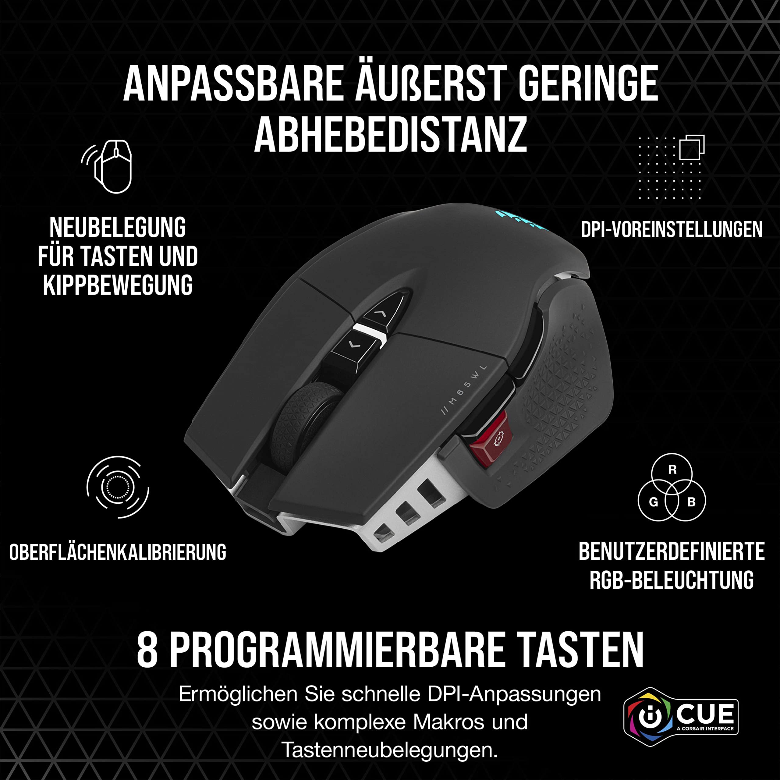 corsair-m65-rgb-ultra-wireless-tunable-fps-gaming-maus-26-000-dpi-marksman-senso image 7
