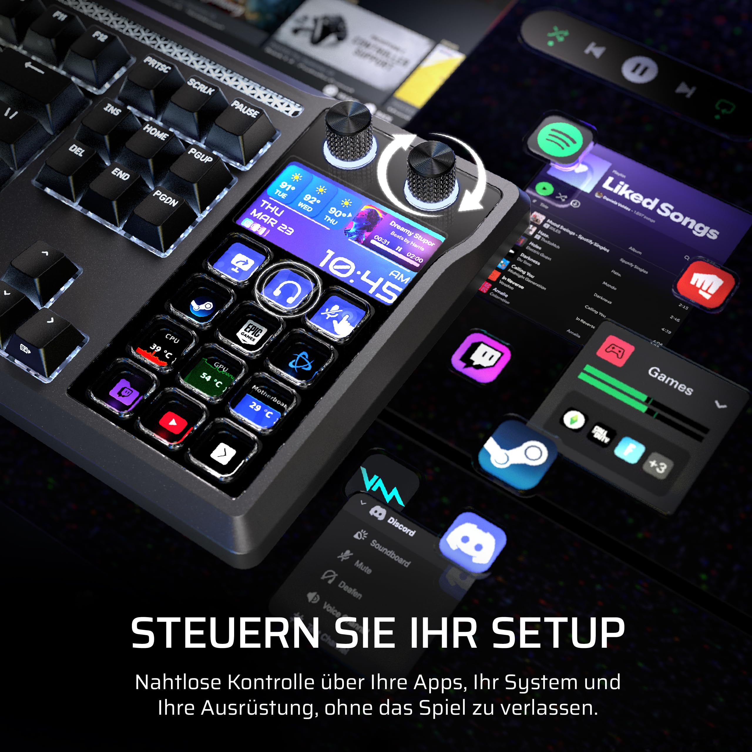corsair-galleon-100-sd-rgb-mechanische-gaming-tastatur-qwertz-de-stream-deck-int image 4