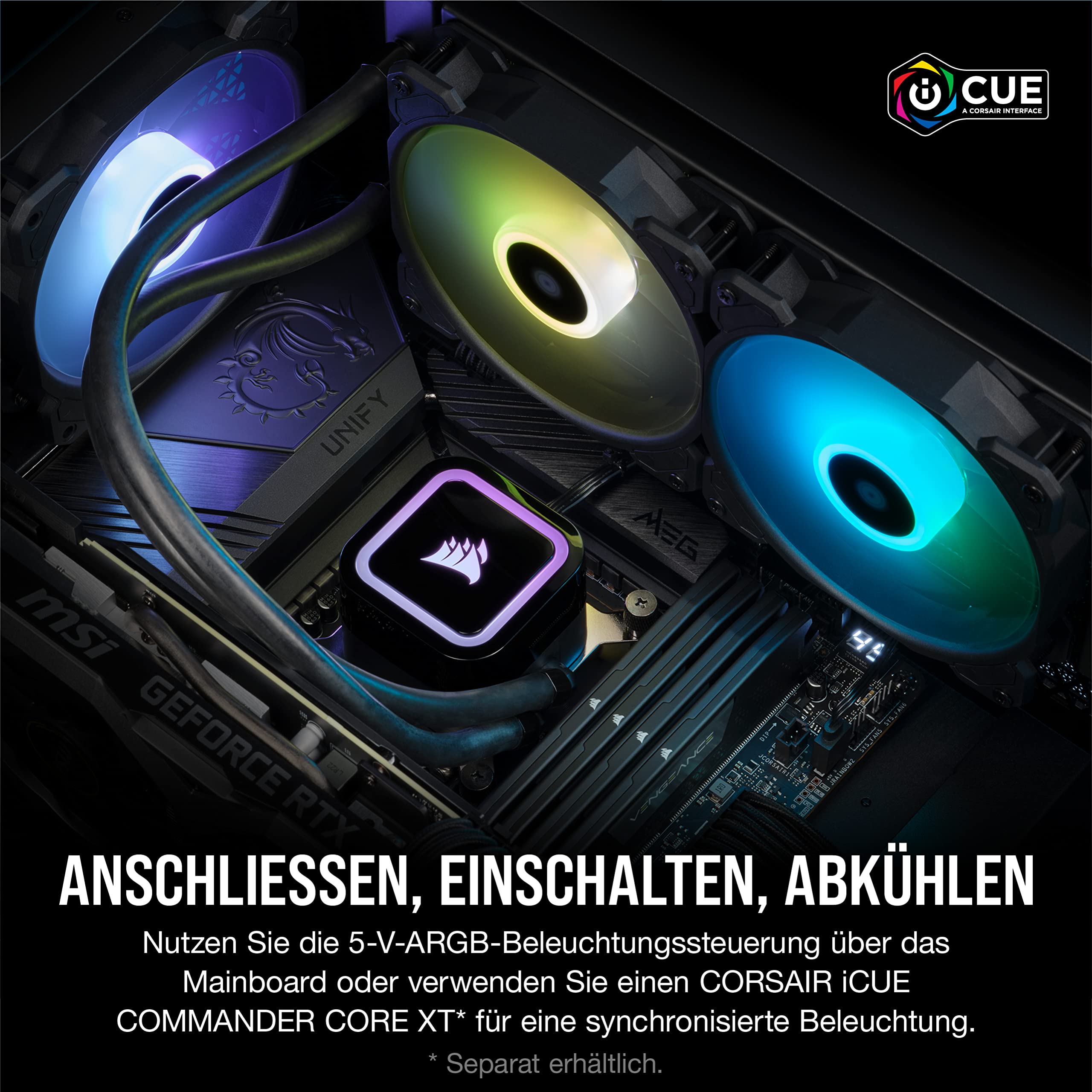 corsair-icue-h100x-rgb-elite-240mm-aio-cpu-fl-ssigkeitsk-hler-mit-sp120-rgb-elit image 4