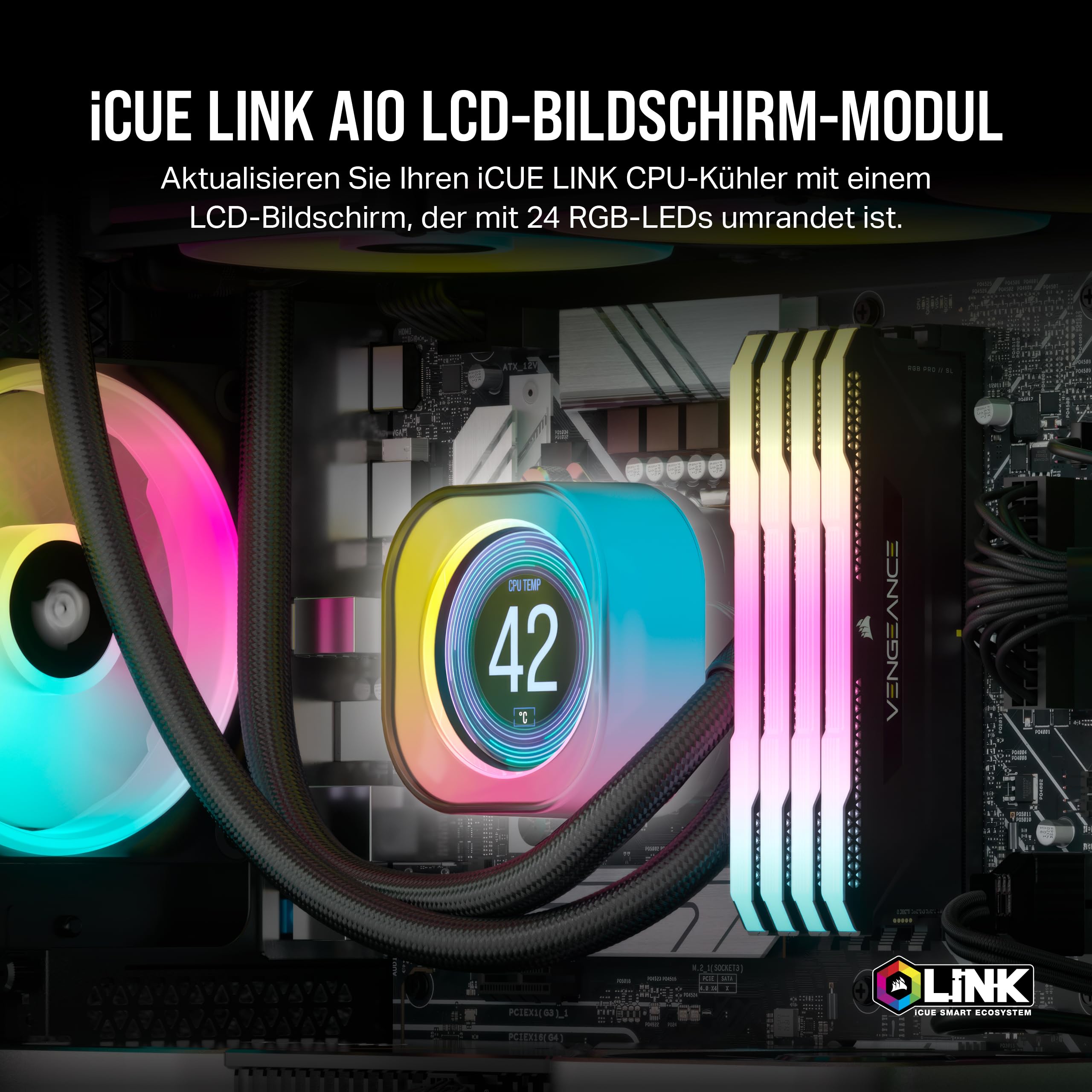 corsair-icue-link-aio-lcd-bildschirmmodul-2-1-ips-480x480-mit-24-rgb-leds-werkze image 2