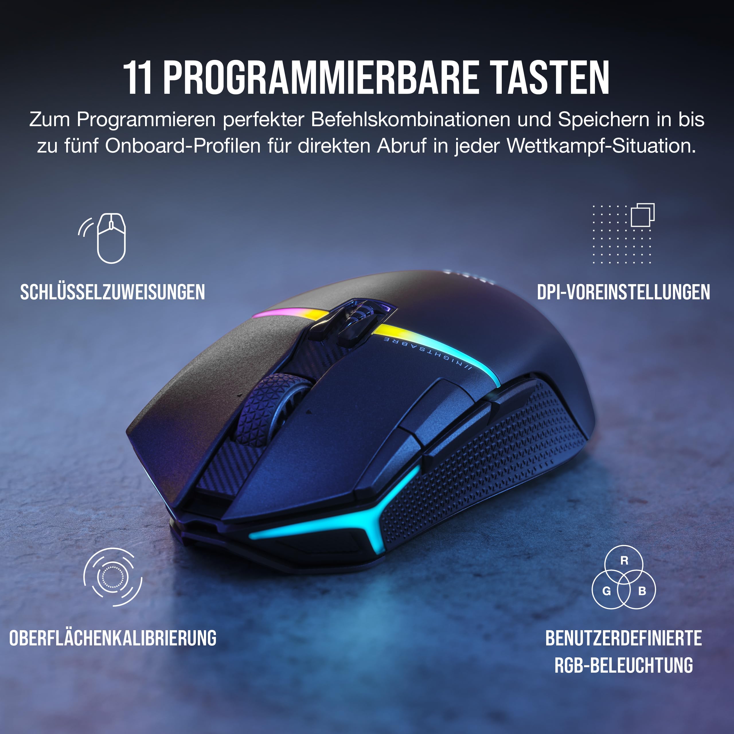 corsair-nightsabre-rgb-wireless-gaming-maus-26-000-dpi-marksman-11-tasten-100-h- image 3