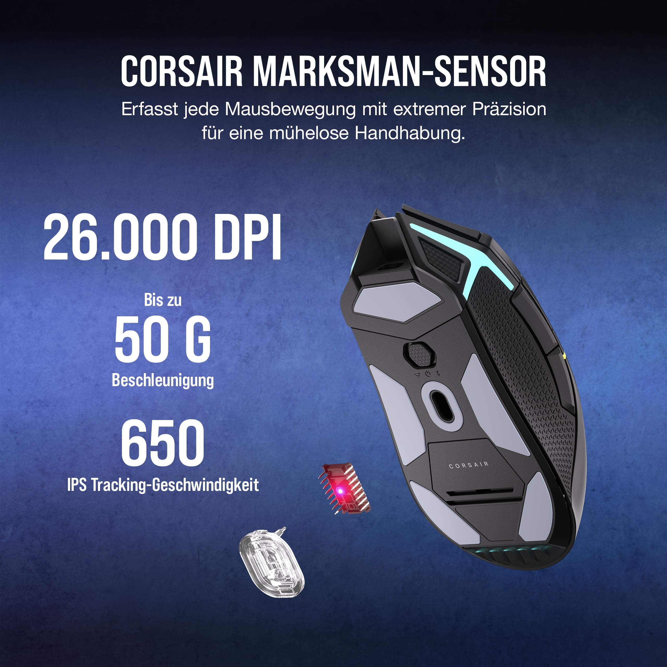corsair-nightsabre-rgb-wireless-gaming-maus-26-000-dpi-marksman-11-tasten-100-h- image 4