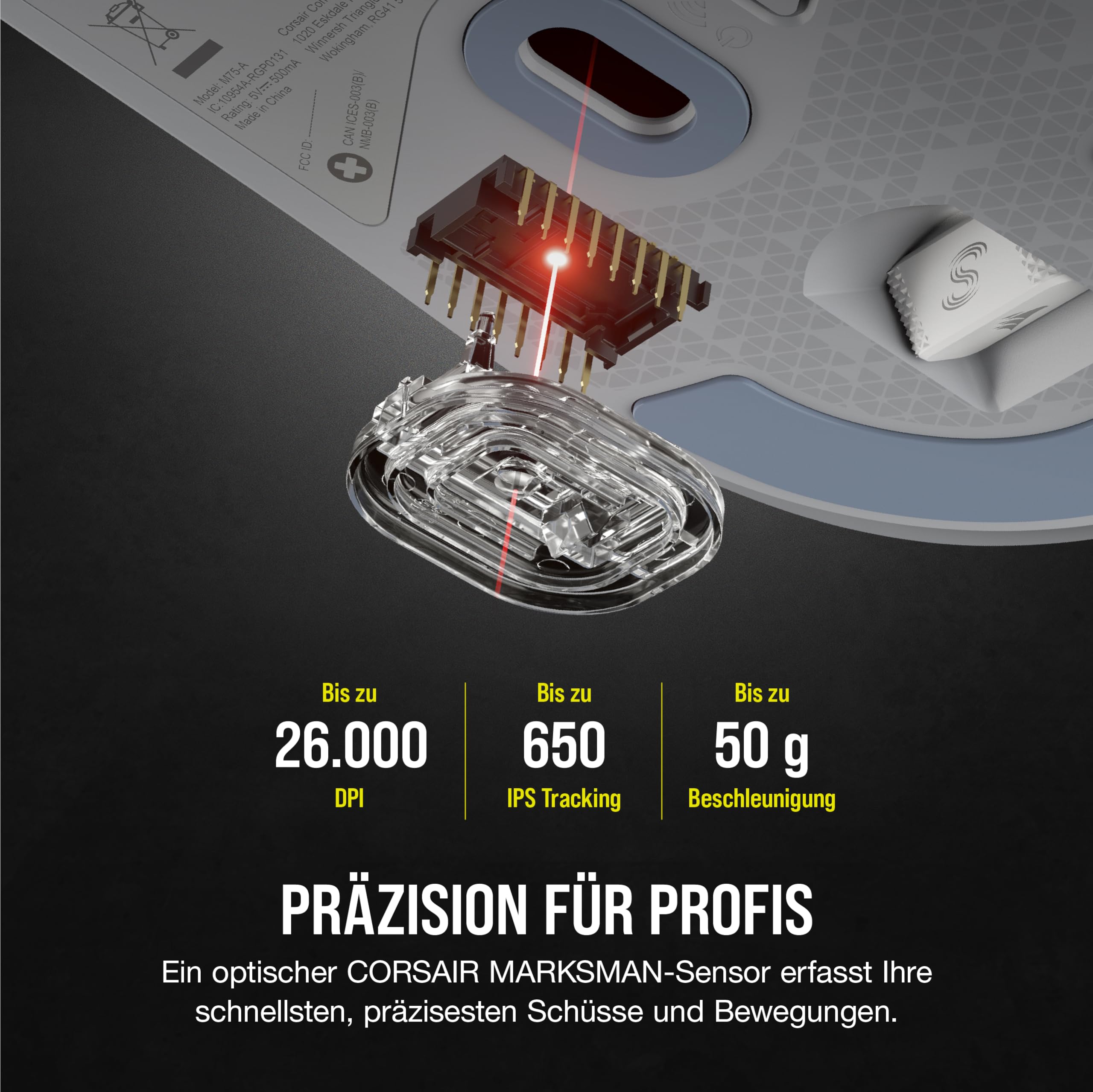 corsair-m75-air-wireless-ultraleichte-fps-gaming-maus-26-000-dpi-mit-quickstrike image 4