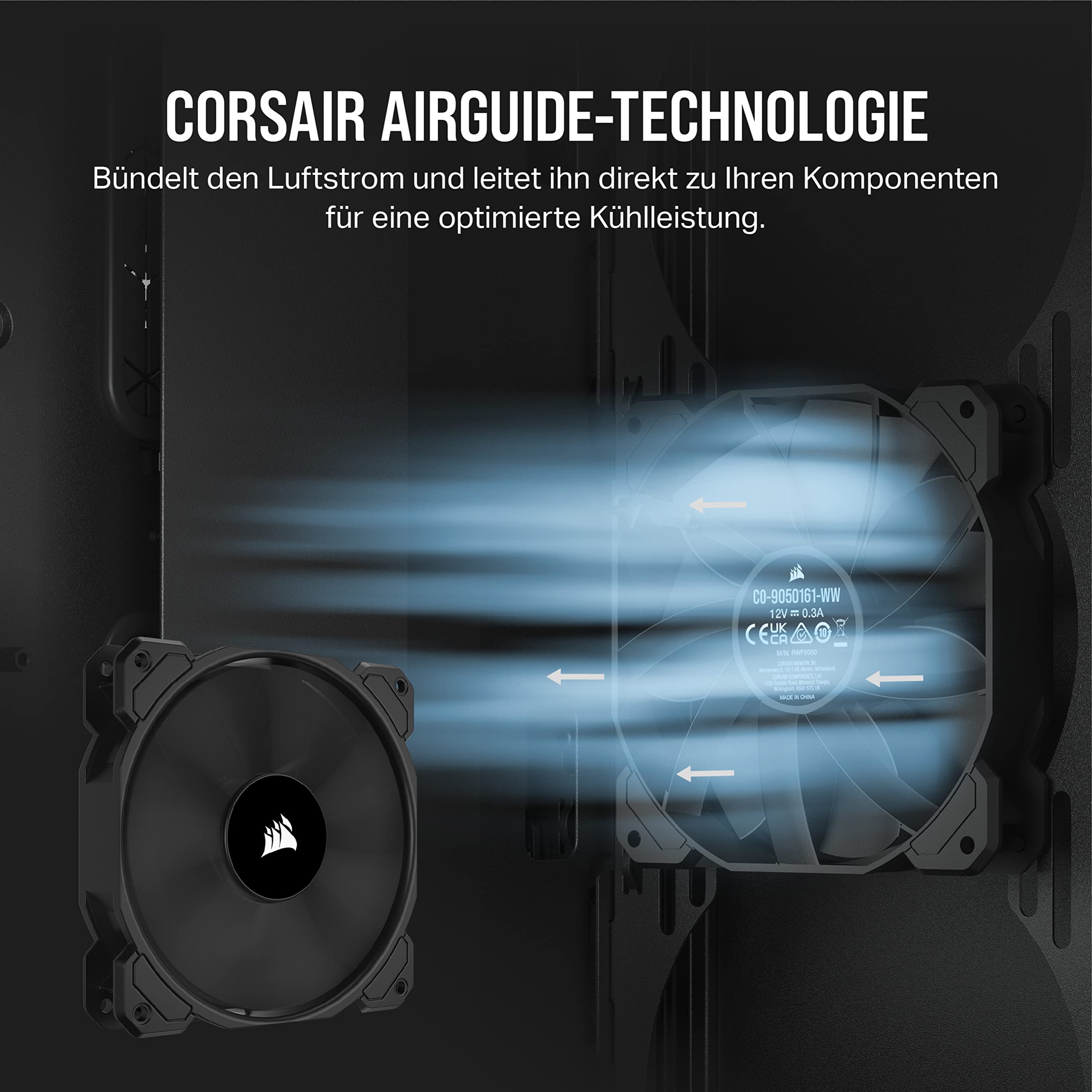 corsair-sp120-elite-120-mm-pwm-geh-usel-fter-schwarz-airguide-technologie-300-1- image 6