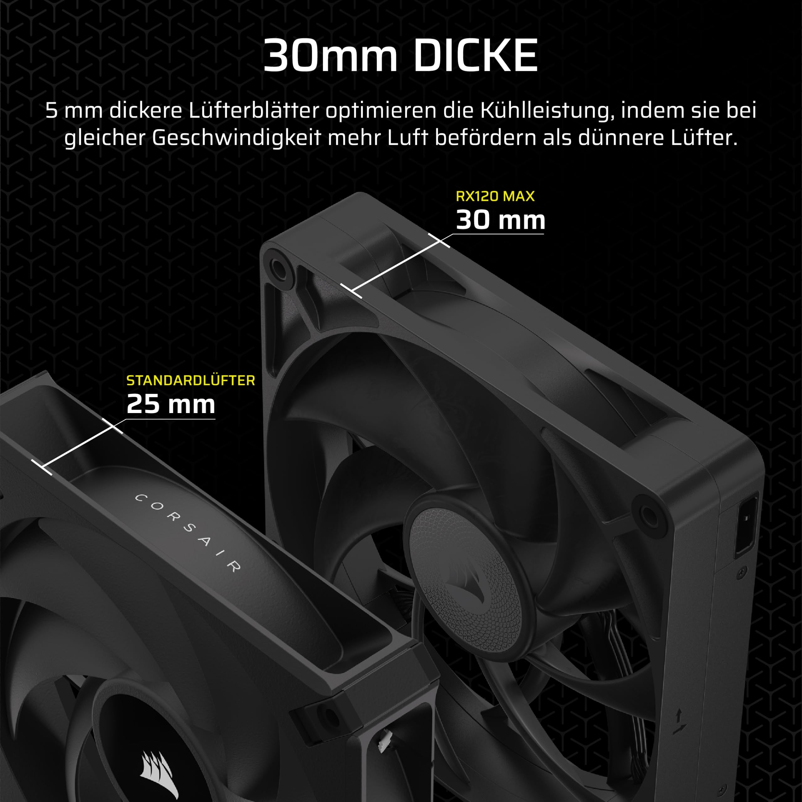 corsair-icue-link-rx120-max-120mm-pwm-geh-usel-fter-dreierpack-hoher-statischer- image 3