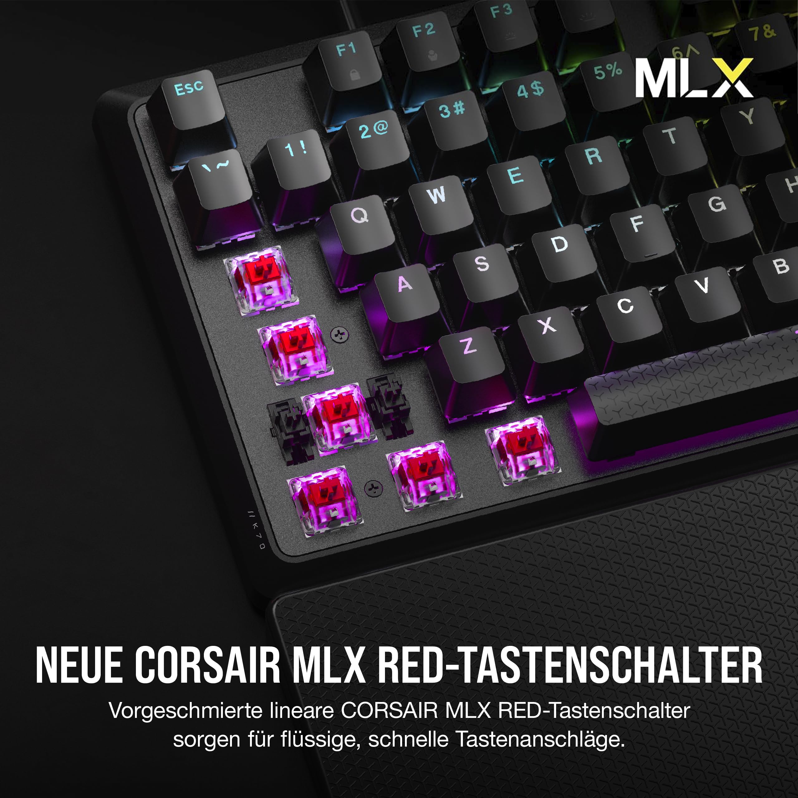 corsair-k70-core-rgb-mechanische-gaming-tastatur-vorgeschmierte-rote-lineare-swi image 3
