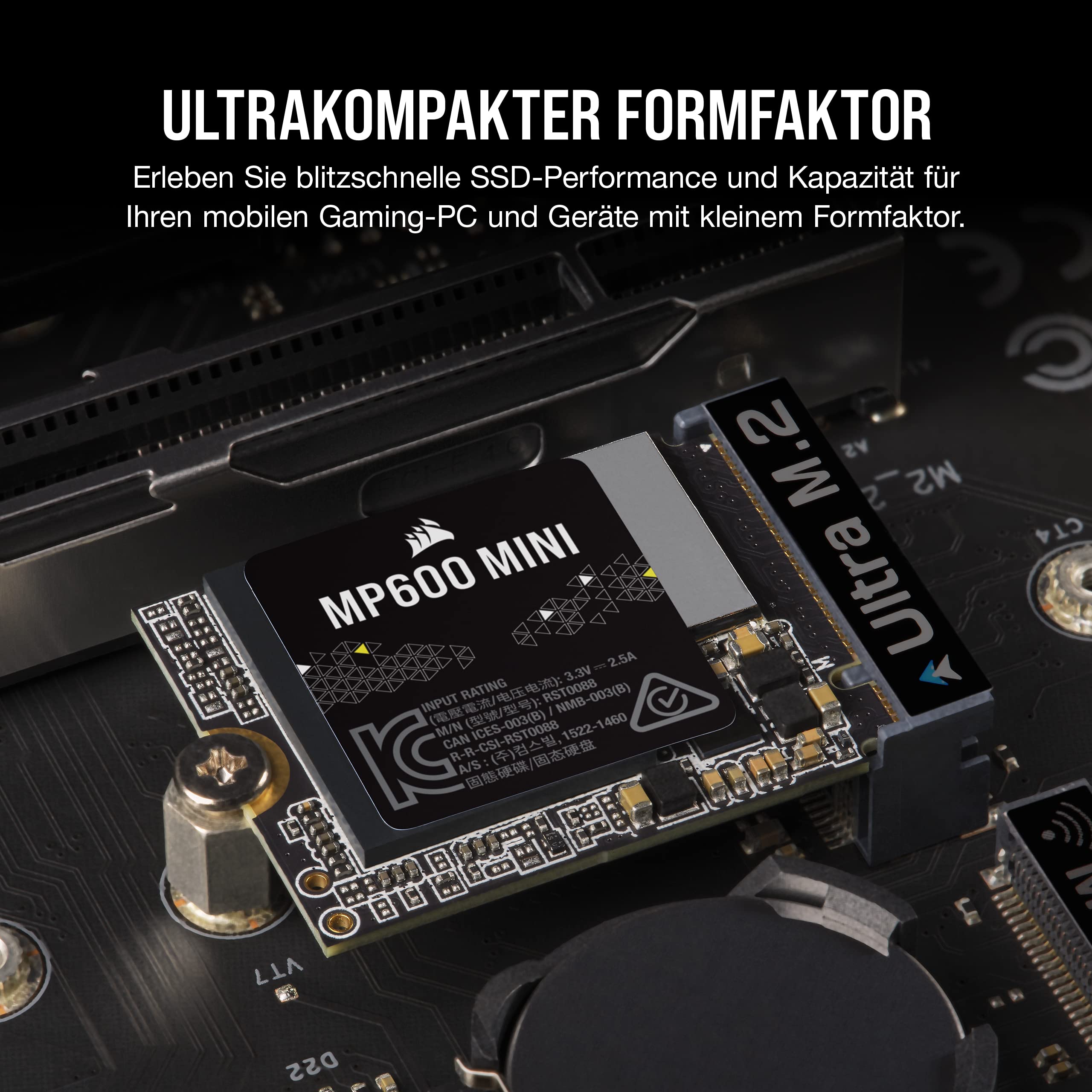 corsair-mp600-mini-1-tb-m-2-nvme-pcie-4-0-x4-ssd-m-2-2230-bis-zu-7-000-mb-s-lese image 2