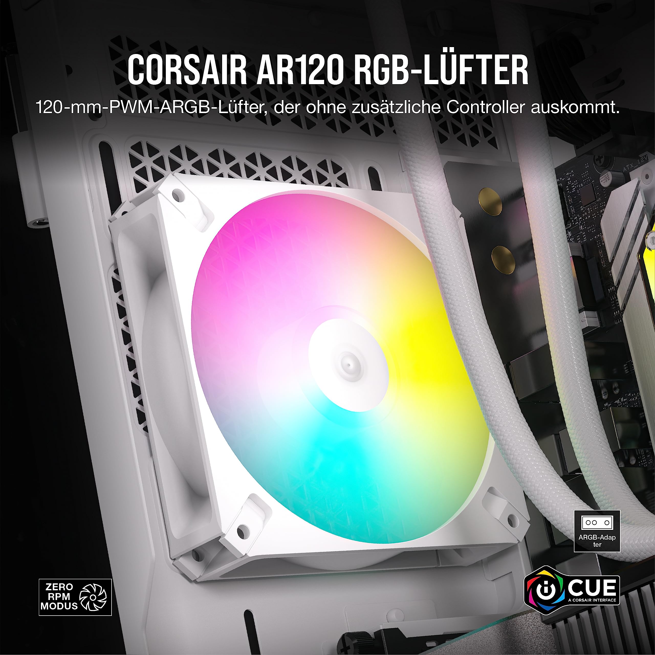 corsair-icue-ar120-rgb-digital-120mm-argb-l-fter-dreierpack-wei image 3