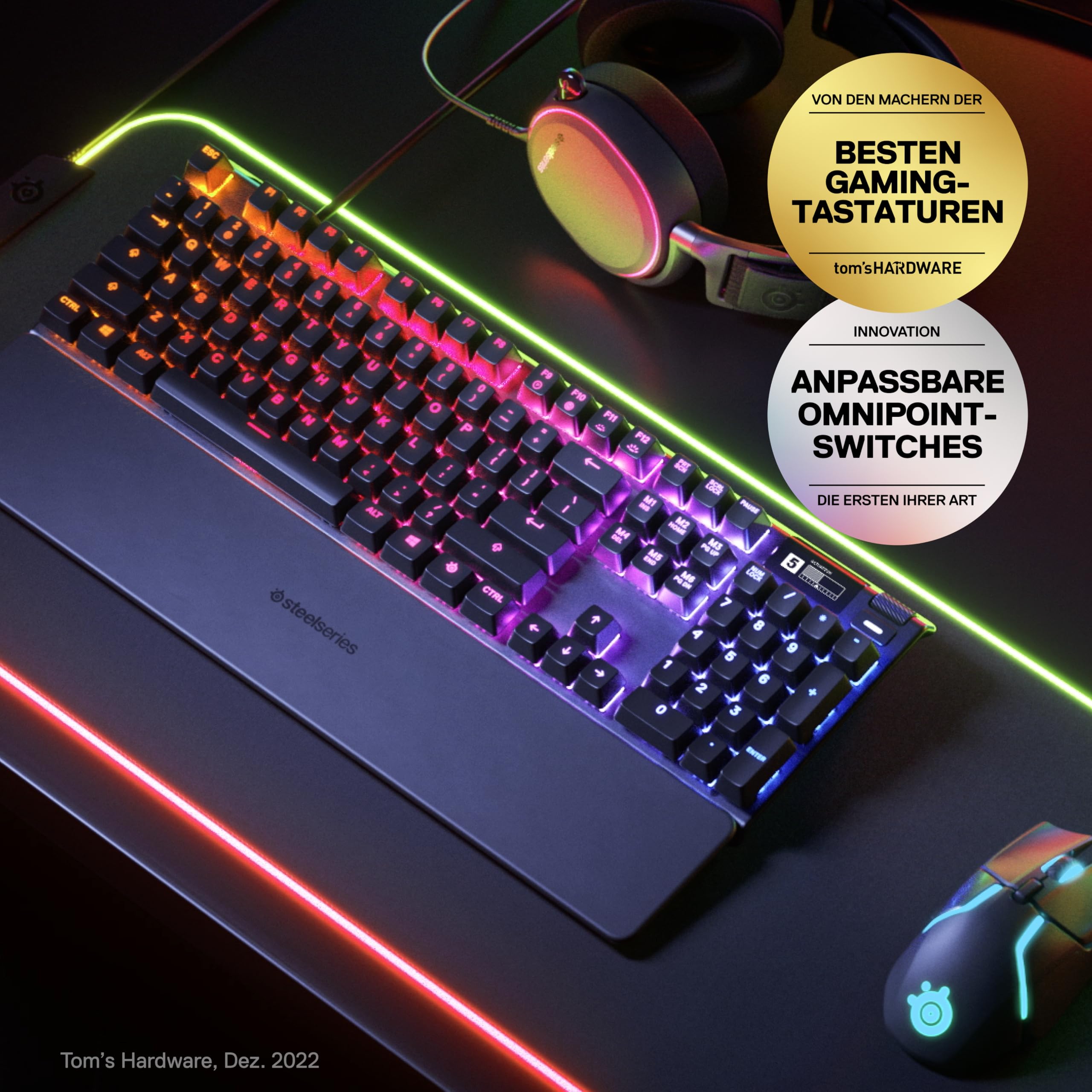 steelseries-apex-pro-hypermagnetic-gaming-tastatur-omnipoint-2-0-rapid-trigger-o image 2