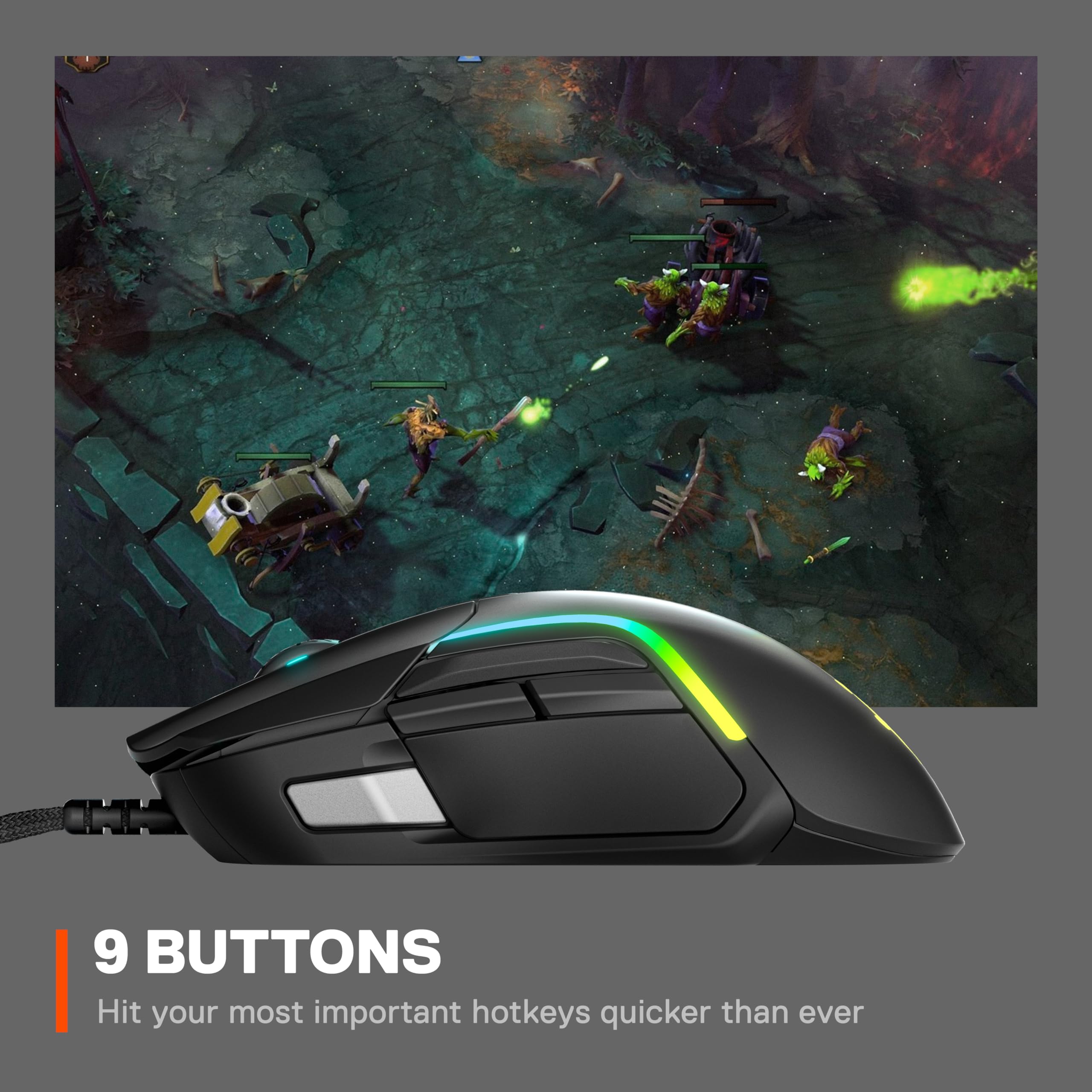 steelseries-rival-5-gaming-maus-truemove-air-sensor-18-000-cpi-9-programmierbare image 2