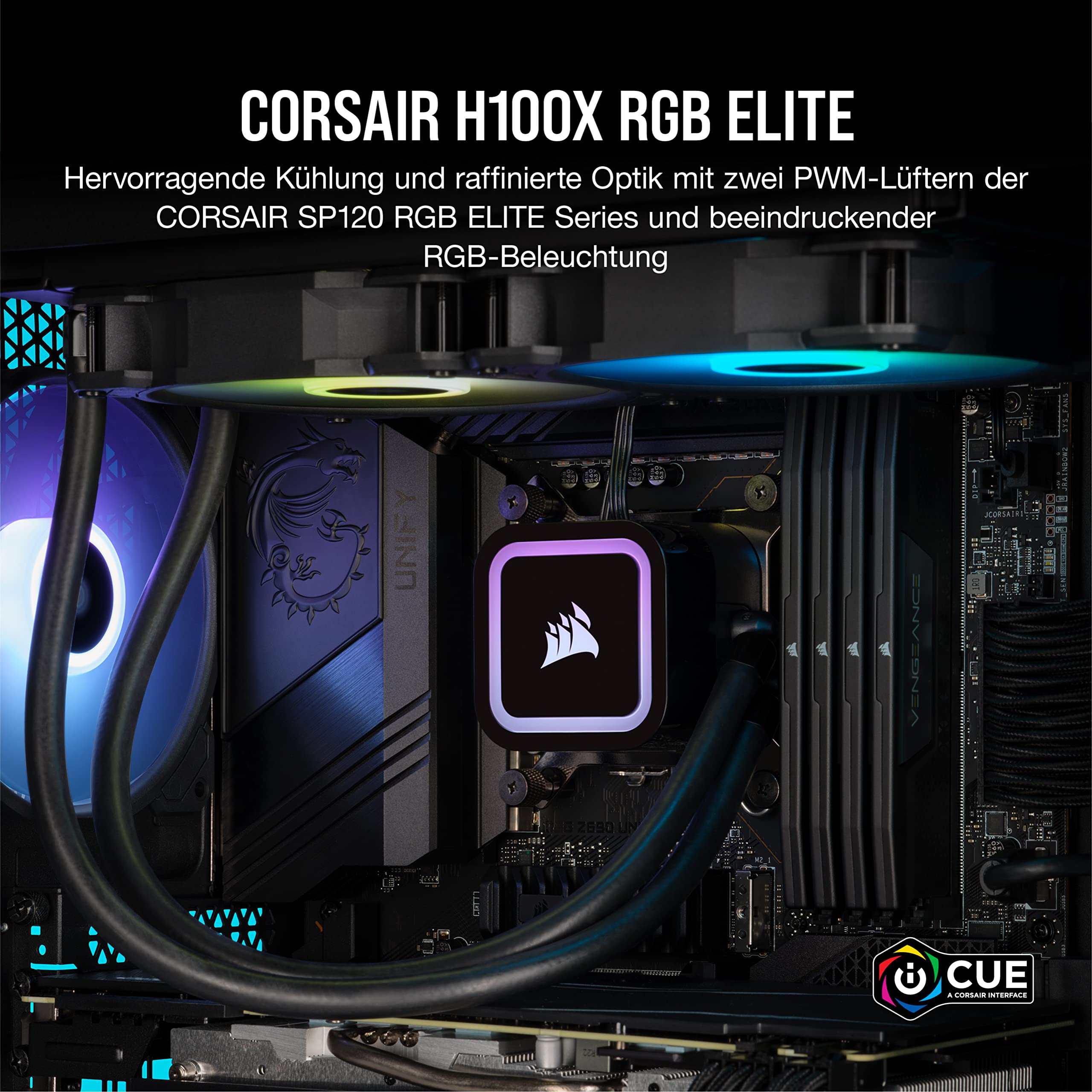 corsair-icue-h100x-rgb-elite-240mm-aio-cpu-fl-ssigkeitsk-hler-mit-sp120-rgb-elit image 2