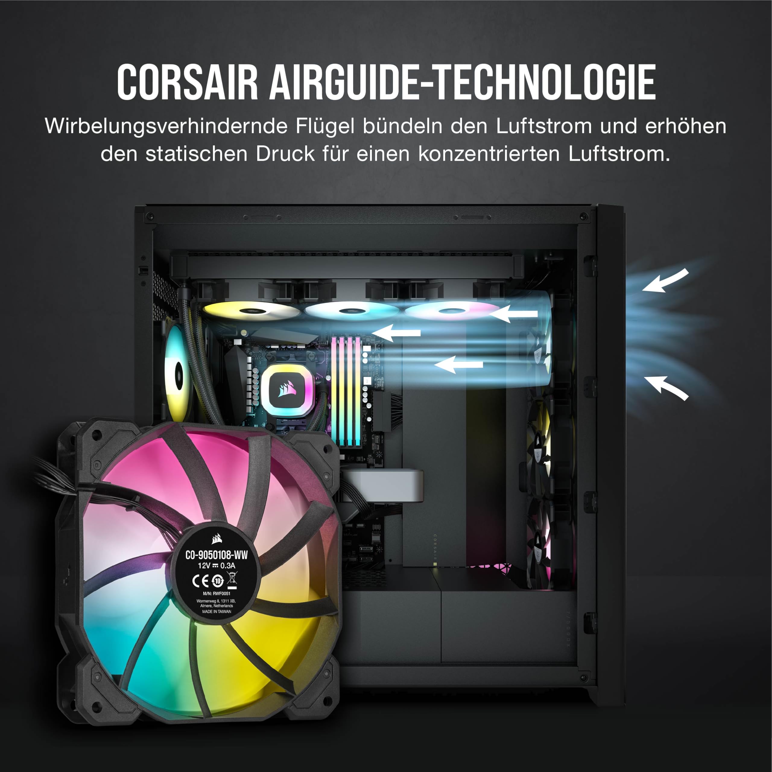 corsair-h100-rgb-fl-ssig-cpu-k-hler-240mm-aio-2x-sp120-rgb-elite-l-fter-intel-lg image 6