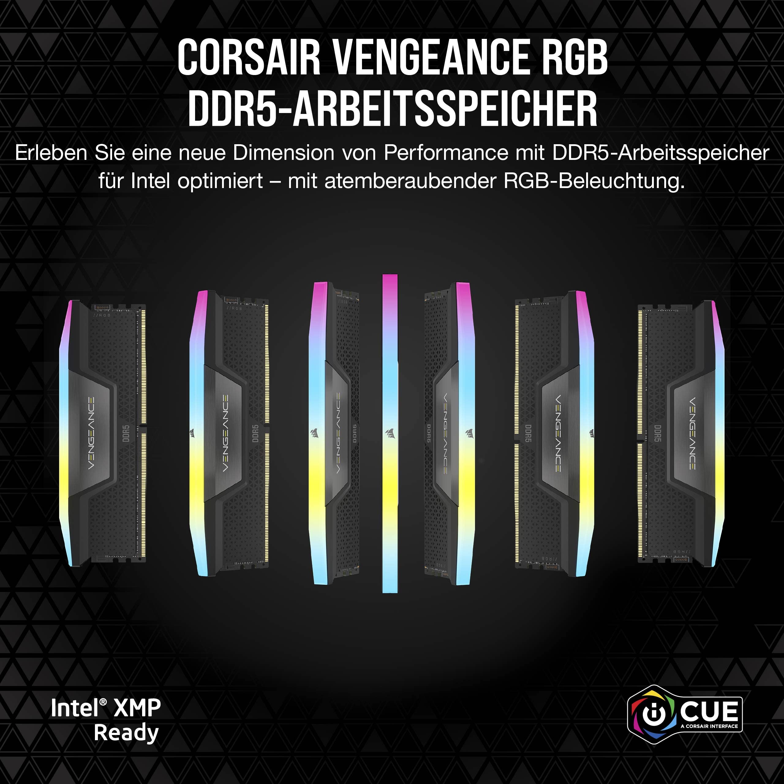 corsair-vengeance-rgb-ddr5-128gb-2x64gb-ram-kit-6400-mhz-cl42-intel-xmp-3-0-schw image 2