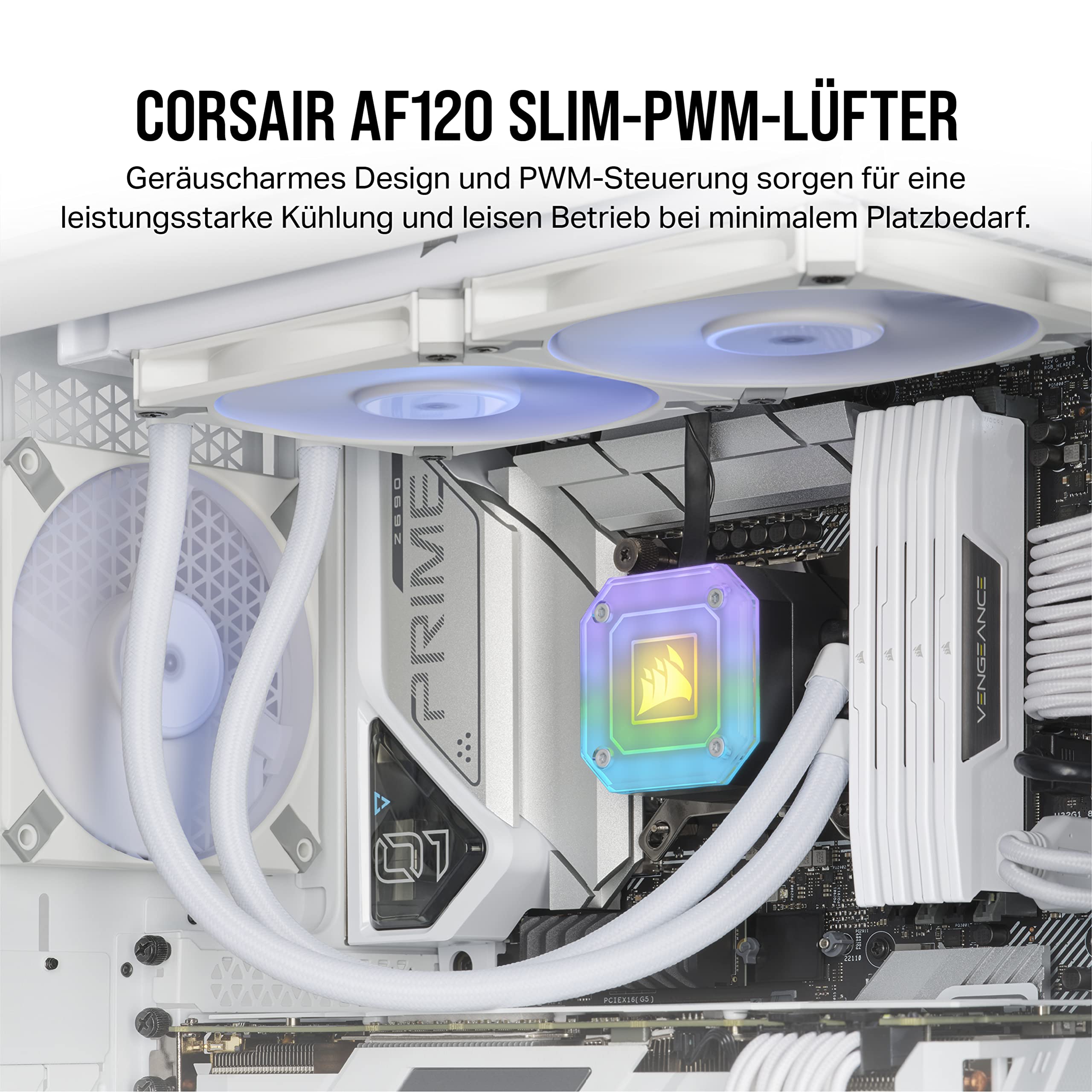 corsair-af120-slim-120-mm-pwm-geh-usel-fter-mit-fluid-dynamic-bearing-nur-15-mm- image 2
