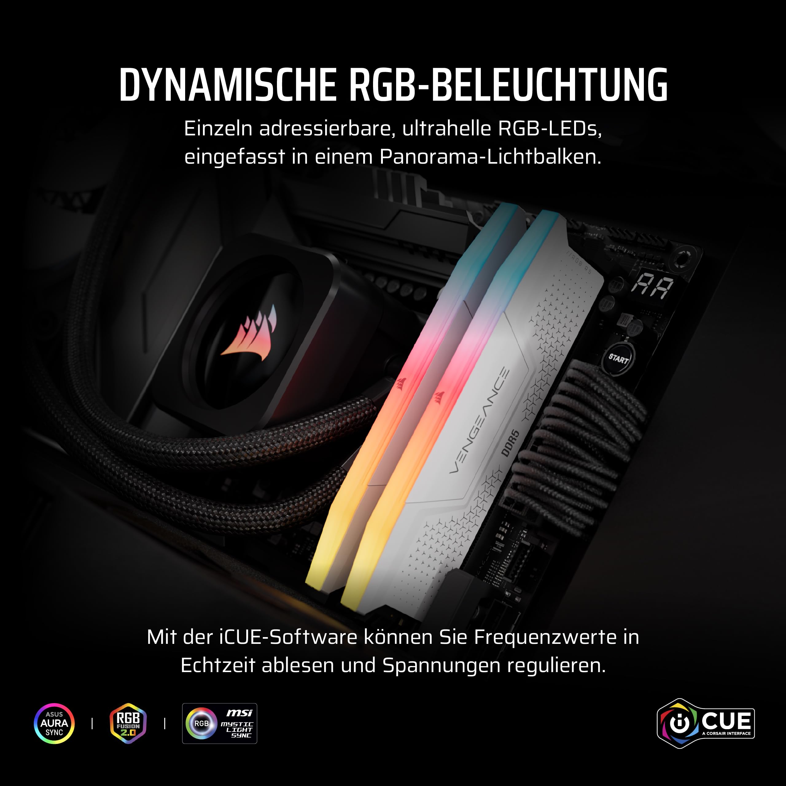 corsair-vengeance-rgb-rs-ddr5-16gb-2x8gb-ram-5200mhz-cl40-amd-expo-intel-xmp-3-0 image 4