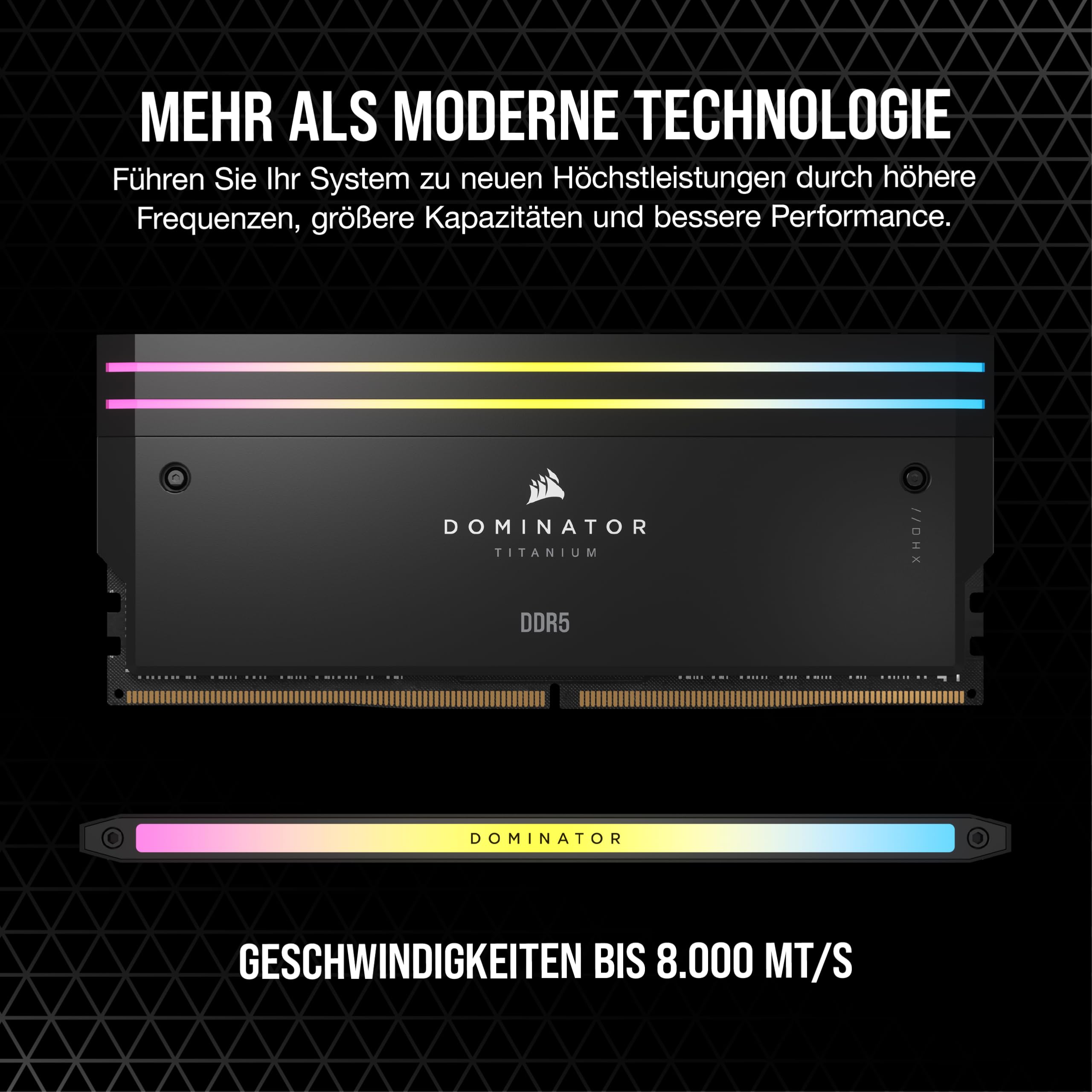 corsair-dominator-titanium-rgb-ddr5-96gb-4x24gb-6400mhz-cl32-desktop-arbeitsspei image 3
