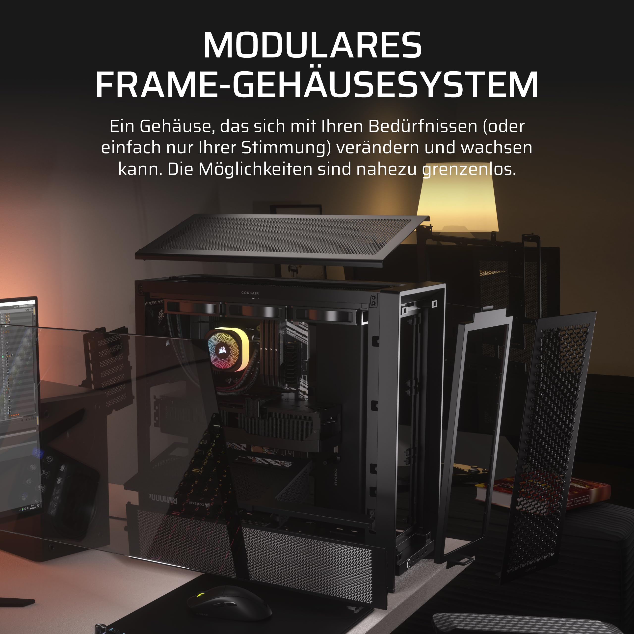 corsair-frame-4000d-modulares-mid-tower-atx-pc-geh-use-mit-infinirail-ventilator image 3