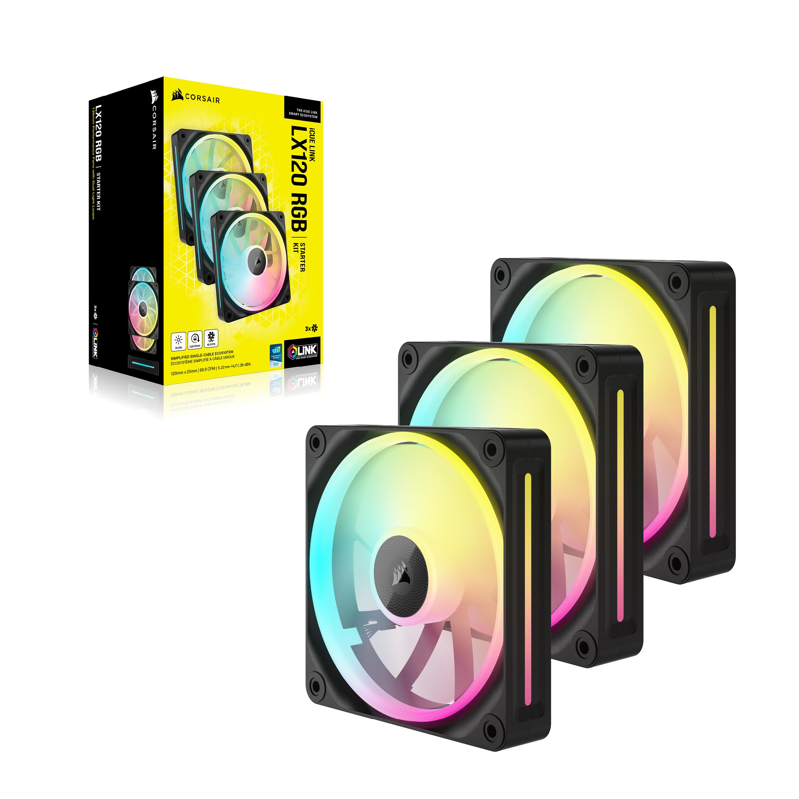 corsair-icue-link-lx120-rgb-120-mm-pwm-l-fter-3er-set-dual-light-loop-2400-u-min image 8