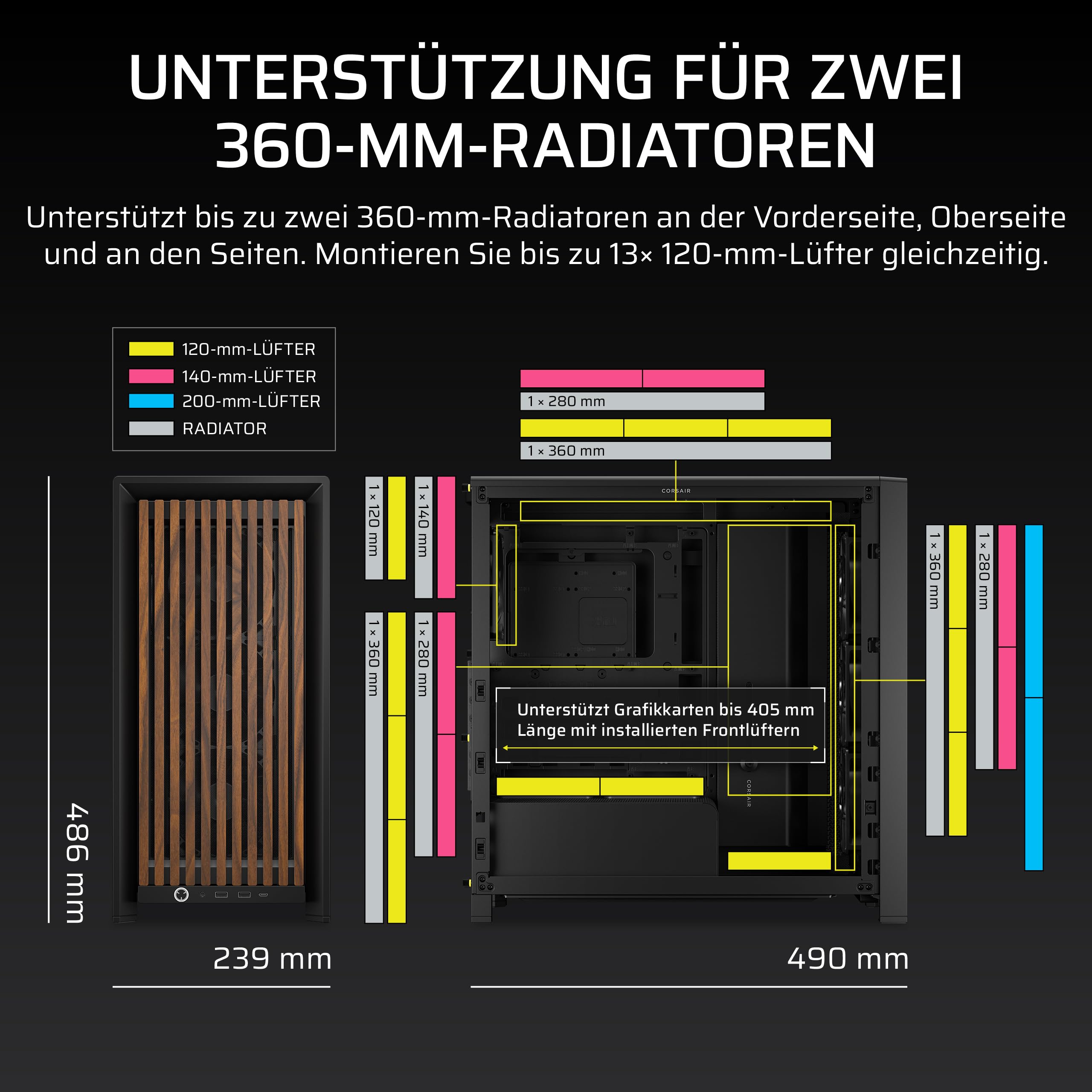 corsair-frame-4000d-wood-rs-mid-tower-atx-pc-geh-use-schwarz-walnuss-modulares-f image 6