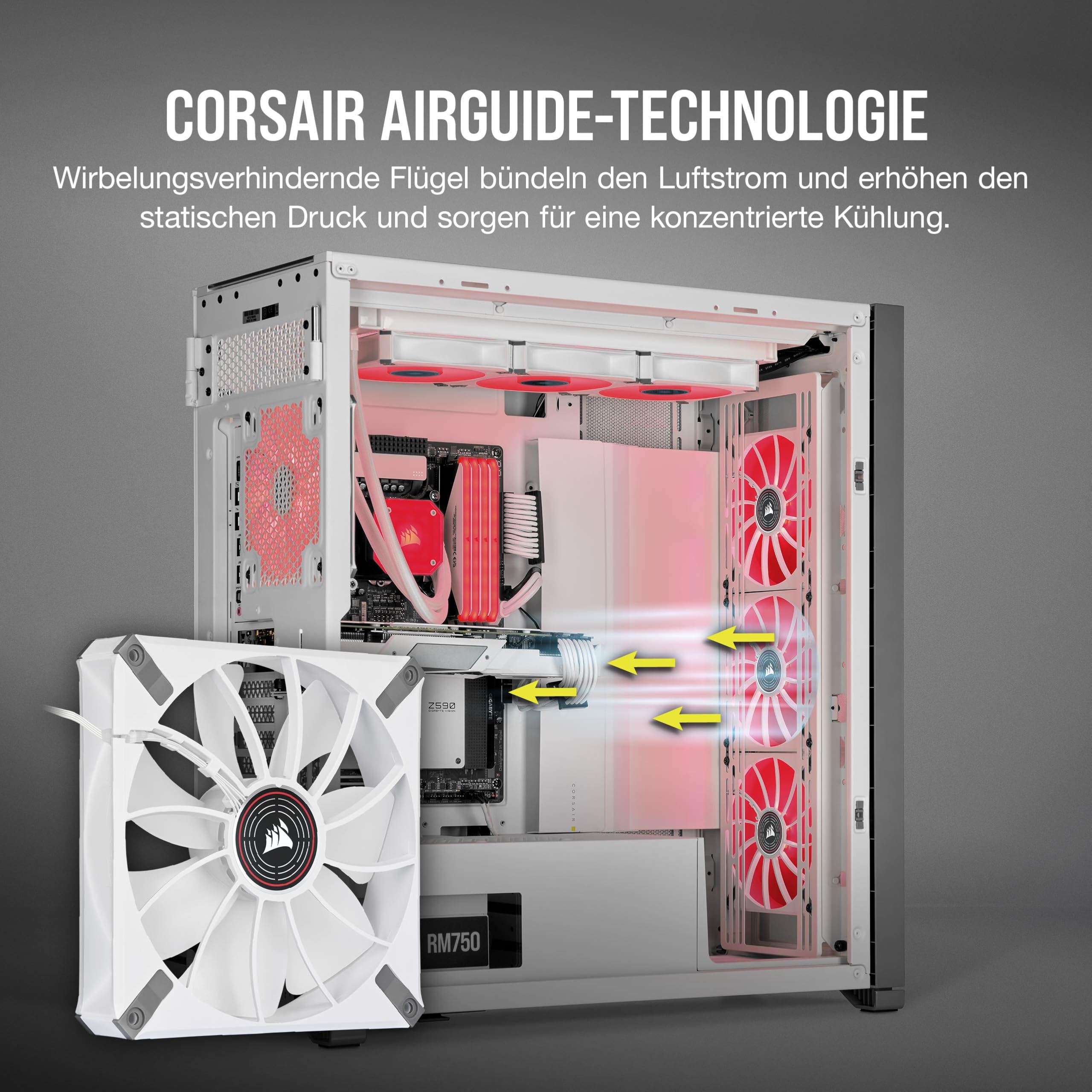 corsair-ml140-led-elite-140mm-pwm-led-geh-usel-fter-airguide-magnetlagersystem-8 image 3