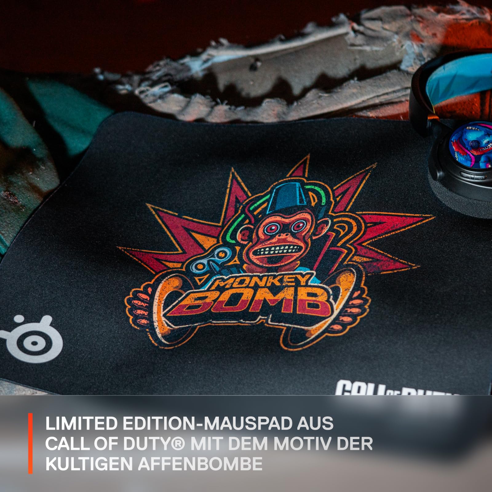 steelseries-qck-gaming-mauspad-call-of-duty-monkey-bomb-edition-limited-inkl-in- image 2