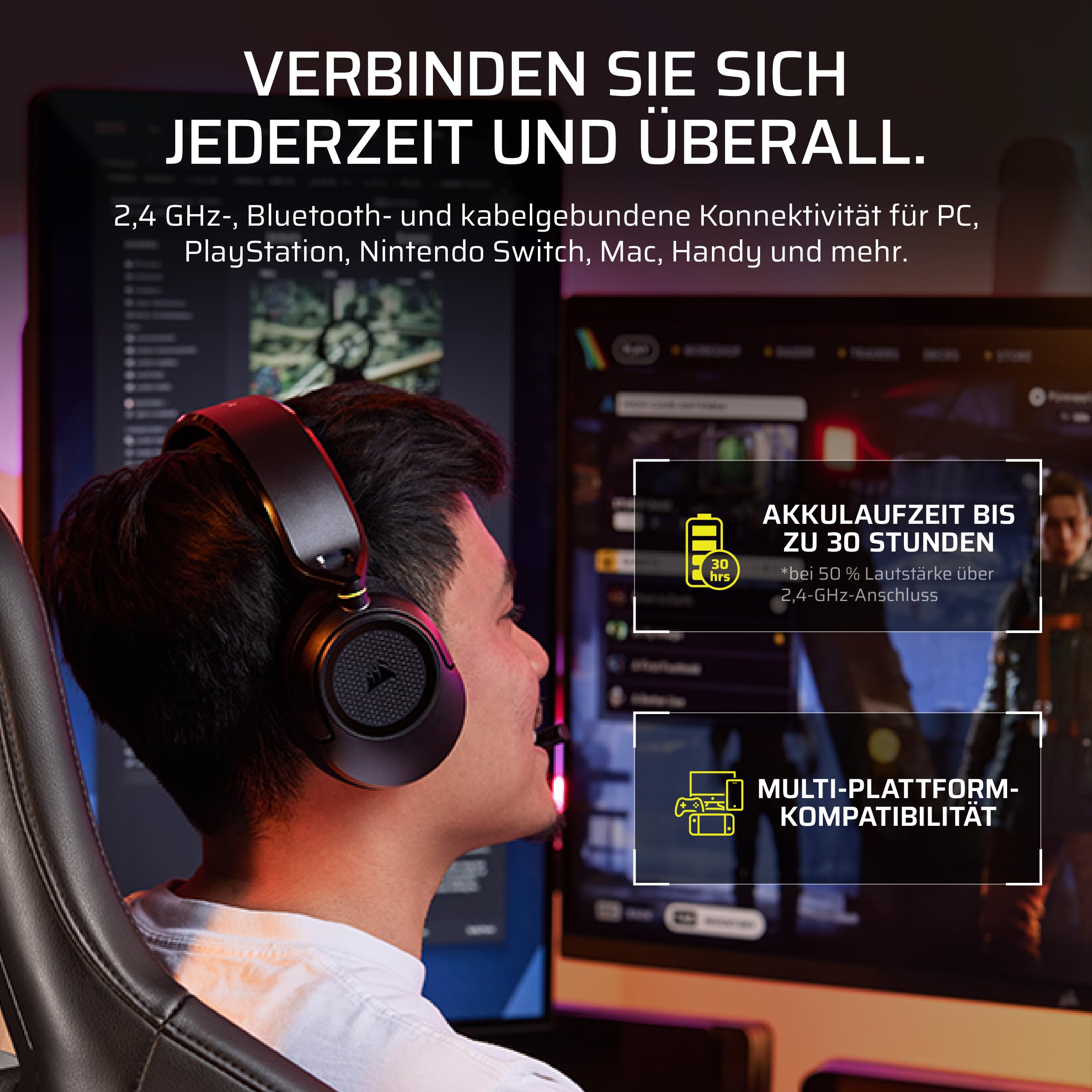 corsair-hs35-v3-wireless-kabelloses-gaming-headset-mit-mikrofon-schwarz-2-4-ghz- image 4