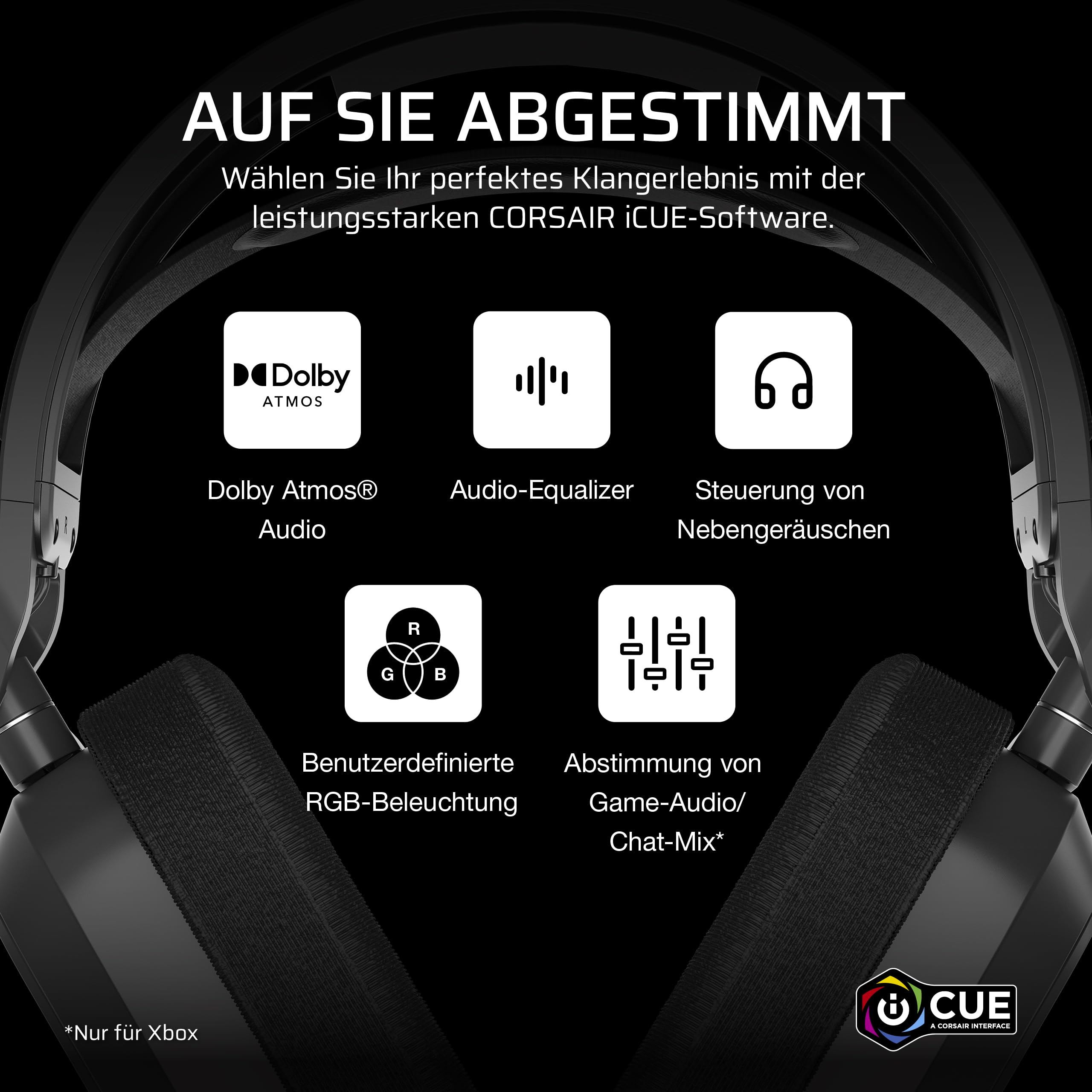 corsair-hs80-max-wireless-gaming-headset-dolby-atmos-bluetooth-stahlgrau-xbox-pc image 7