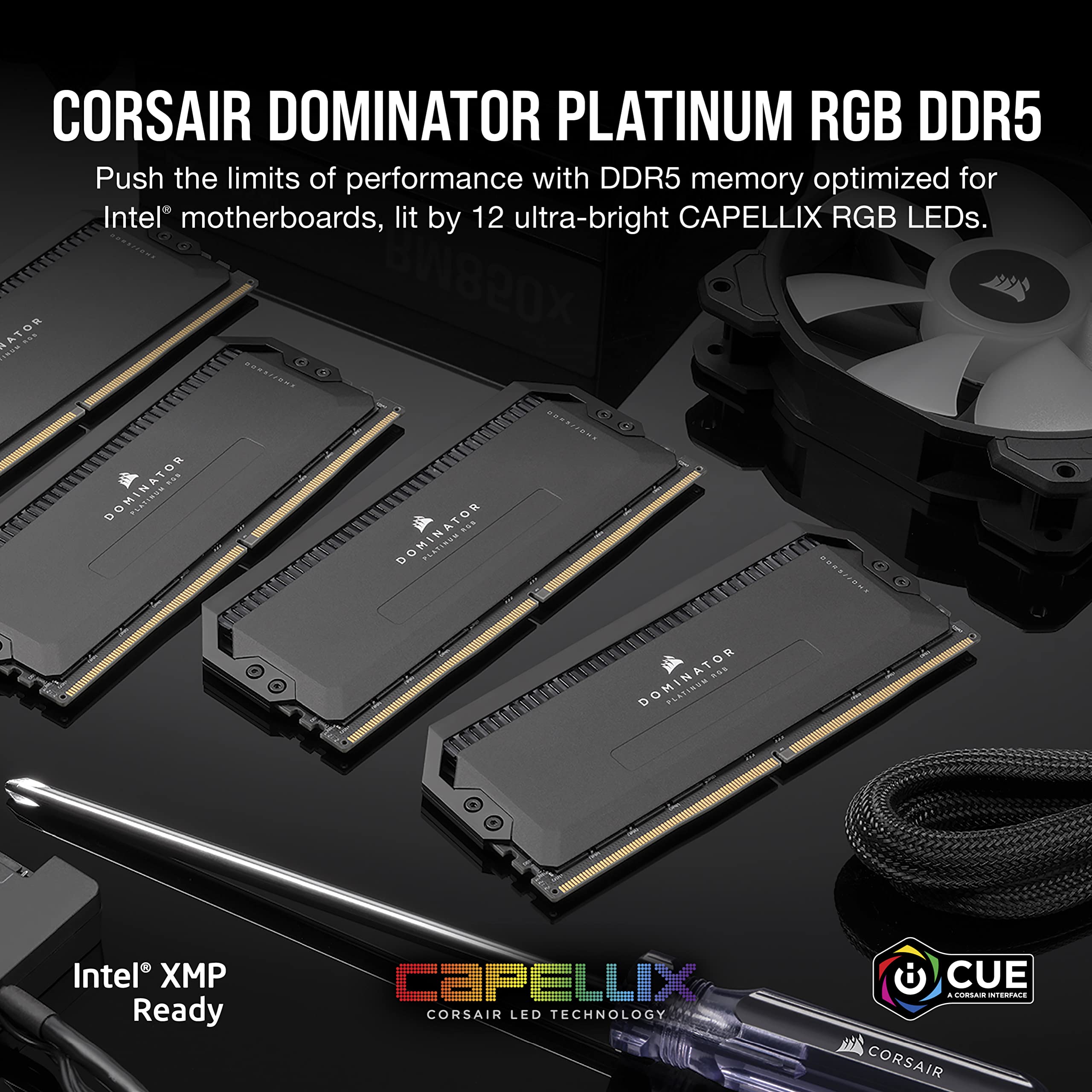 corsair-dominator-platinum-rgb-ddr5-32gb-2x16gb-desktop-arbeitsspeicher-6000mhz- image 2