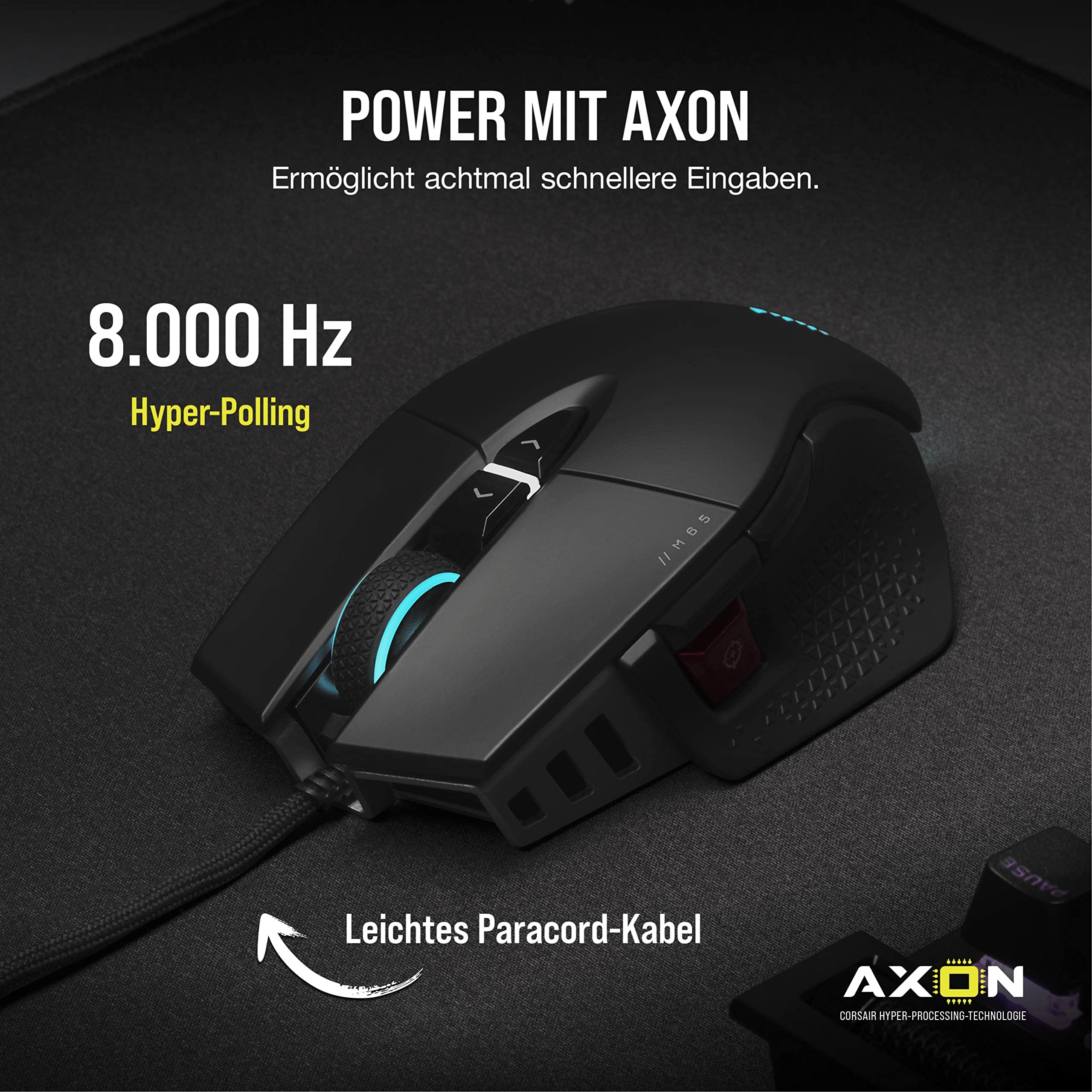 corsair-m65-rgb-ultra-kabelgebundene-fps-gaming-maus-26-000dpi-marksman-sensor-8 image 3
