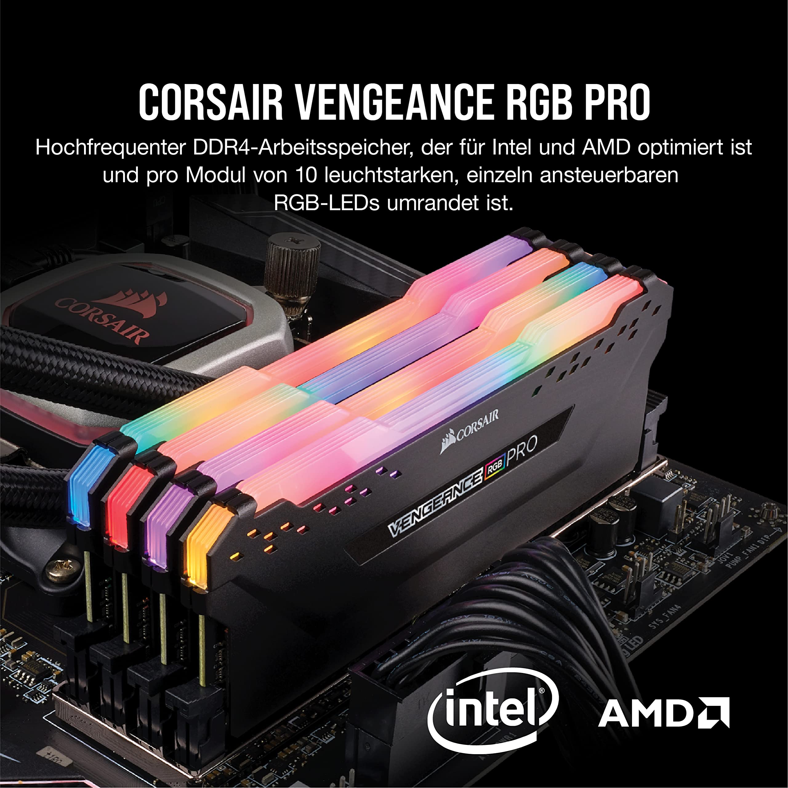 corsair-vengeance-rgb-pro-ddr4-32gb-2x16gb-3200mhz-cl16-icue-rgb-beleuchtung-amd image 2