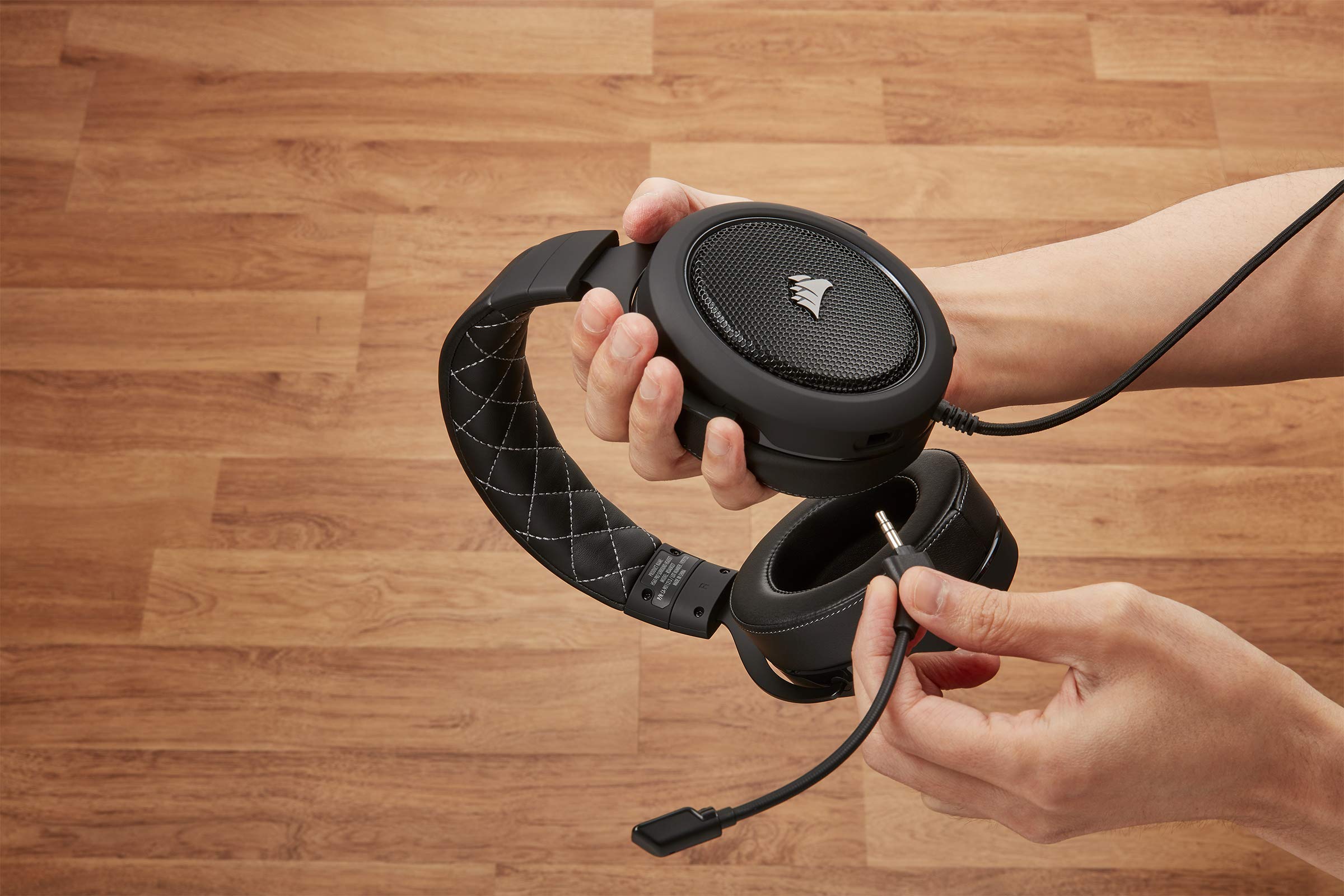 corsair-hs60-pro-surround-gaming-headset-carbon-7-1-surround-sound-50-mm-neodym- image 8