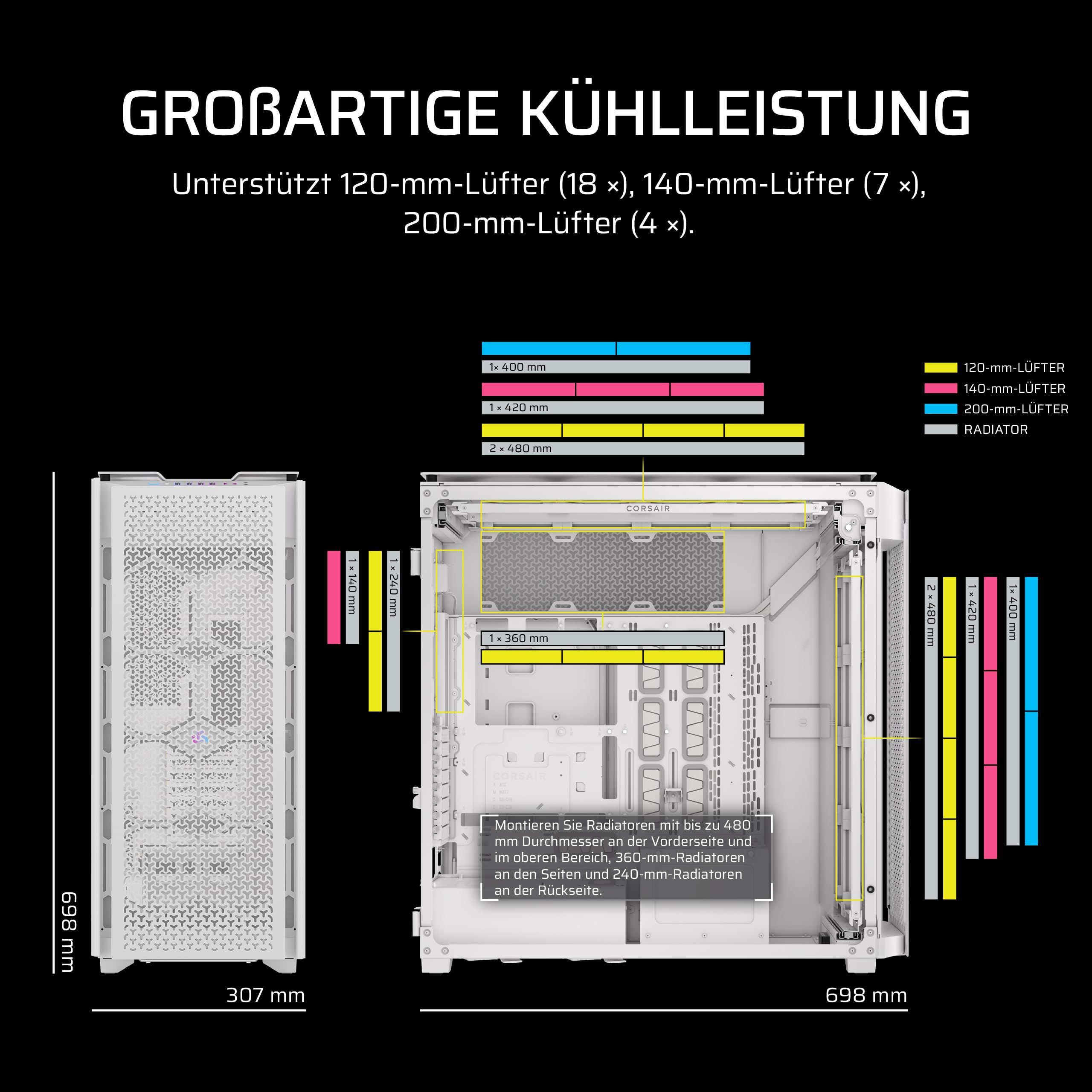 corsair-9000d-rgb-airflow-full-tower-geh-use-wei-icue-link-kompatibel-infinirail image 5