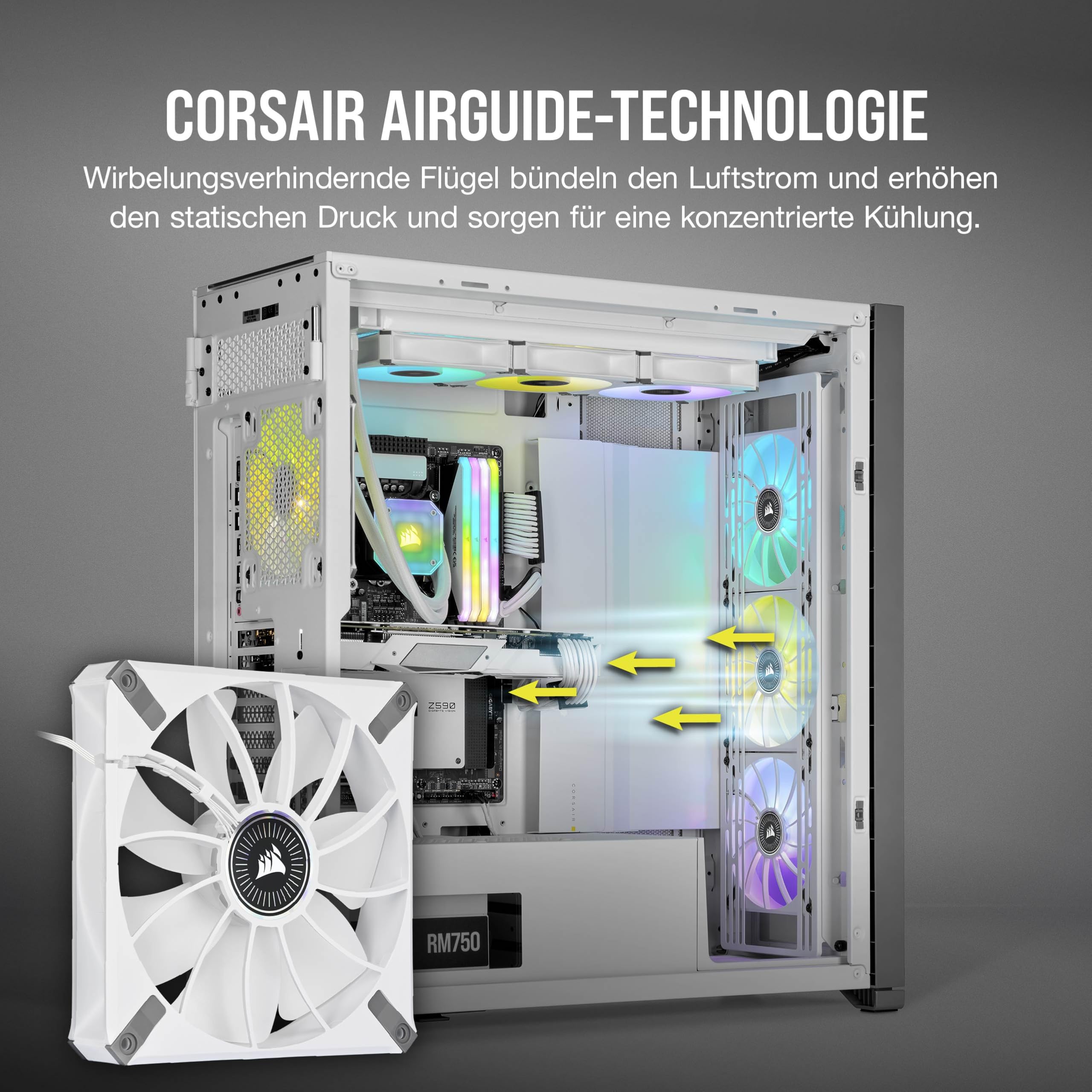 corsair-icue-ml140-rgb-elite-140-mm-pwm-rgb-l-fter-dualpack-airguide-technologie image 3