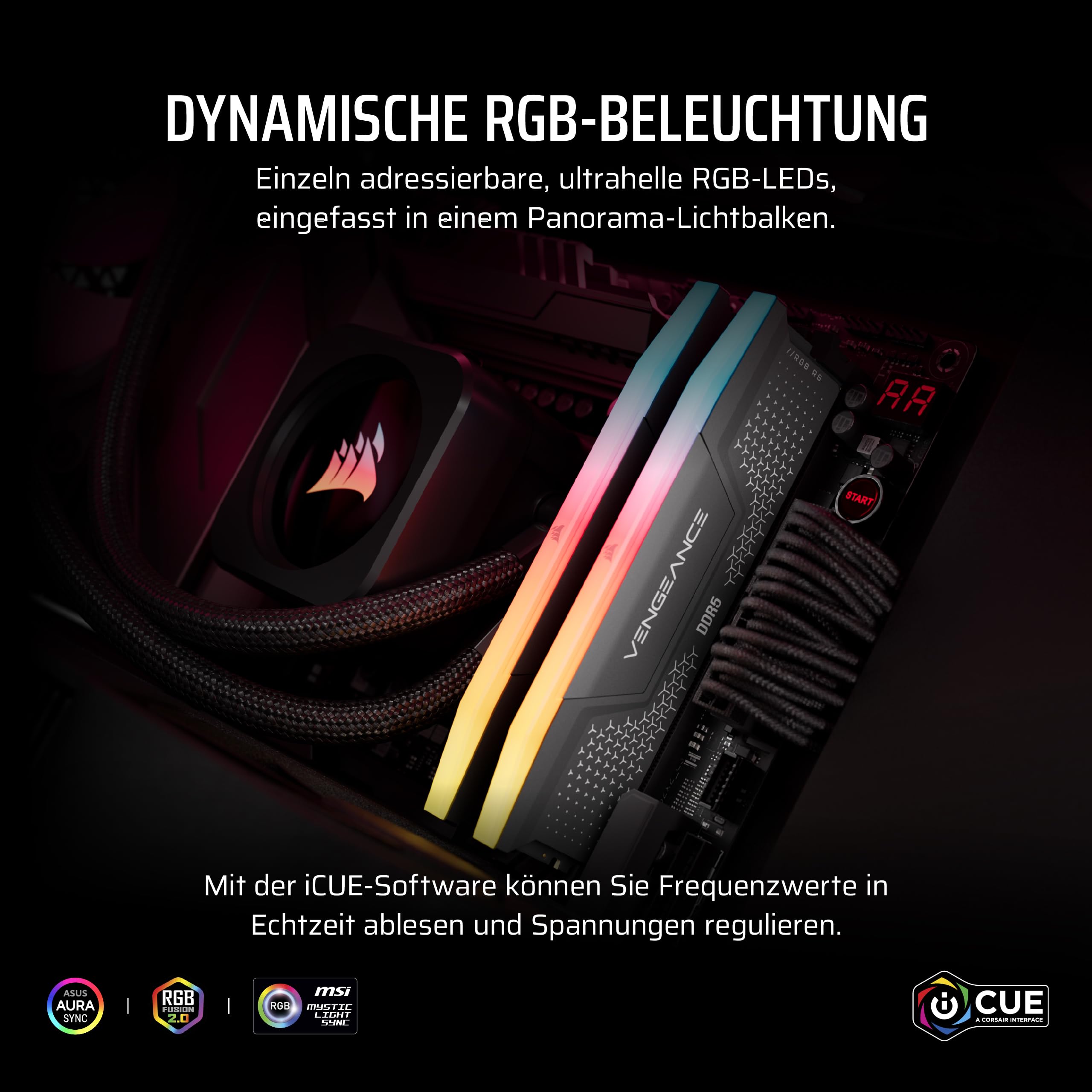 corsair-vengeance-rgb-rs-ddr5-32-gb-2x16-gb-ram-kit-5200-mhz-mit-rgb-beleuchtung image 4