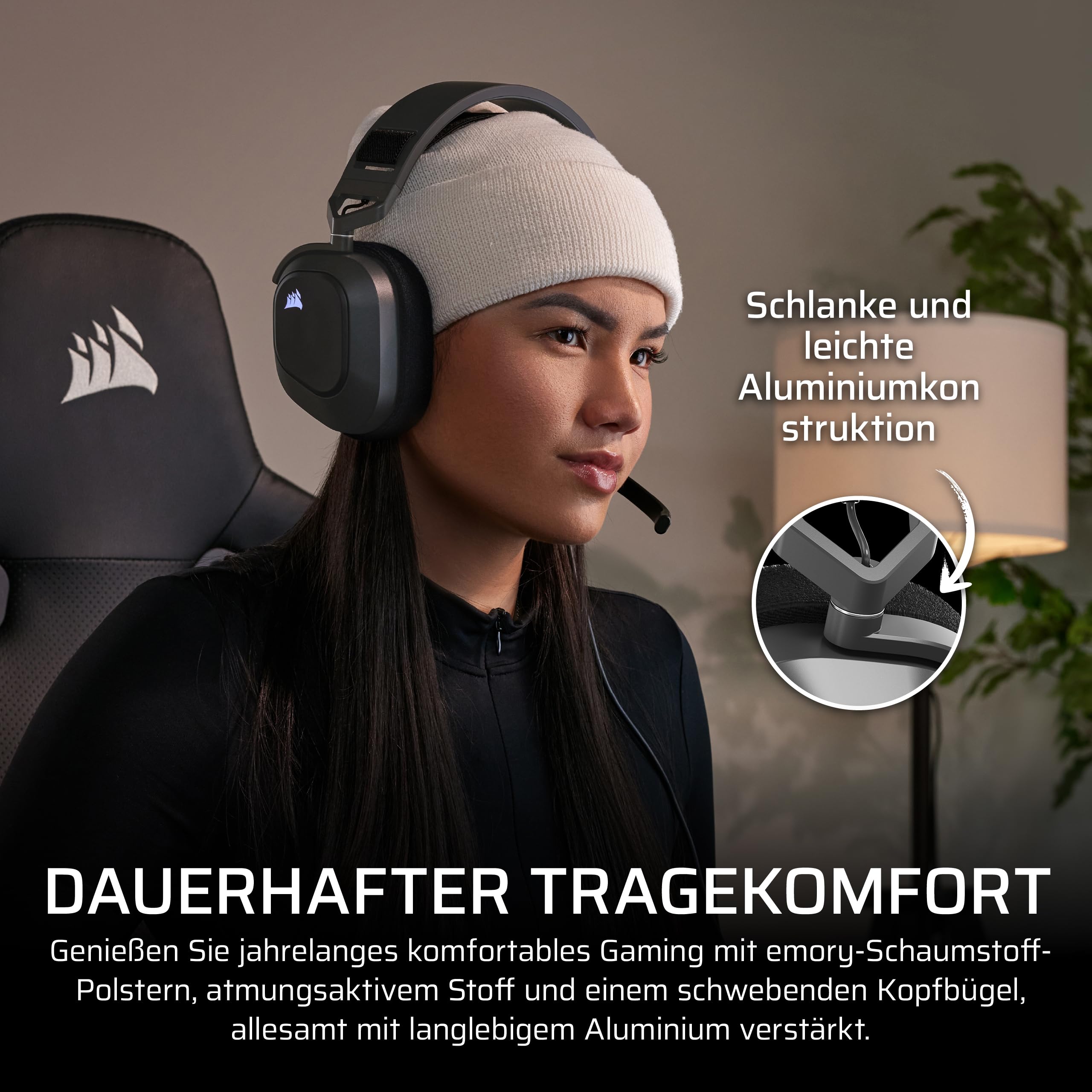 corsair-hs80-max-wireless-gaming-headset-dolby-atmos-bluetooth-stahlgrau-xbox-pc image 4