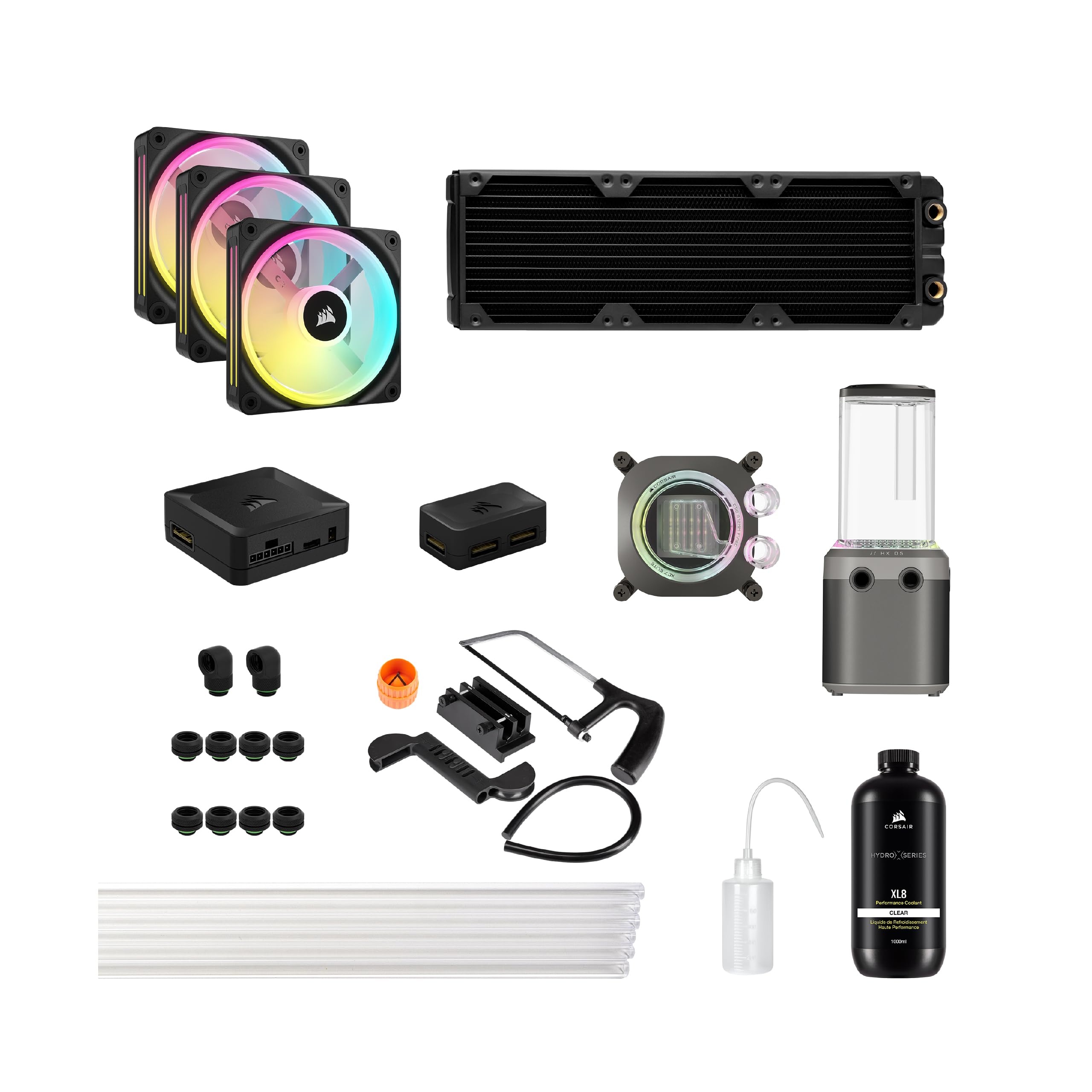corsair-hydro-x-series-icue-link-xh405i-custom-loop-wasserk-hlungs-kit-xc7-elite image 1