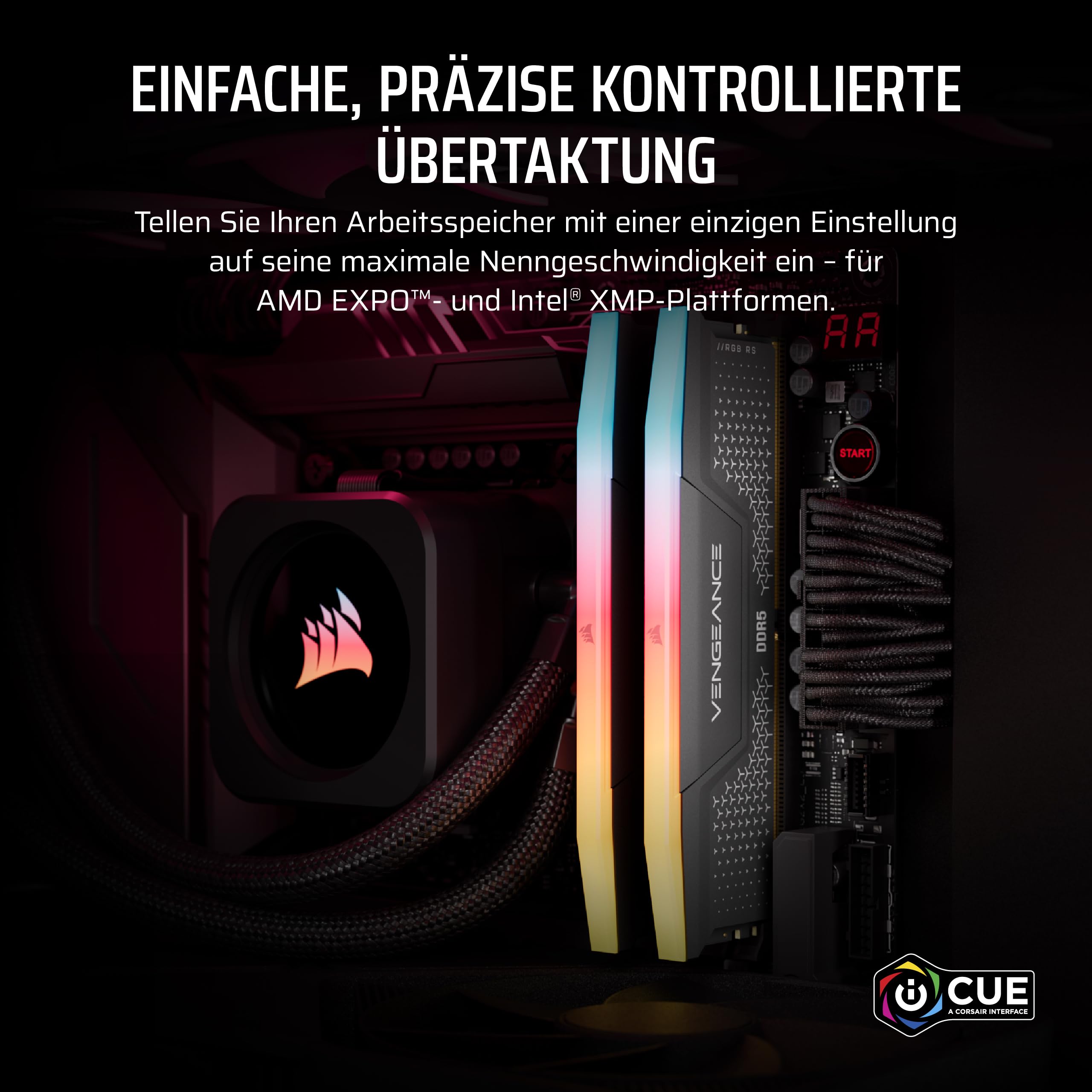 corsair-vengeance-rgb-rs-ddr5-32-gb-2x16-gb-ram-kit-5200-mhz-mit-rgb-beleuchtung image 5