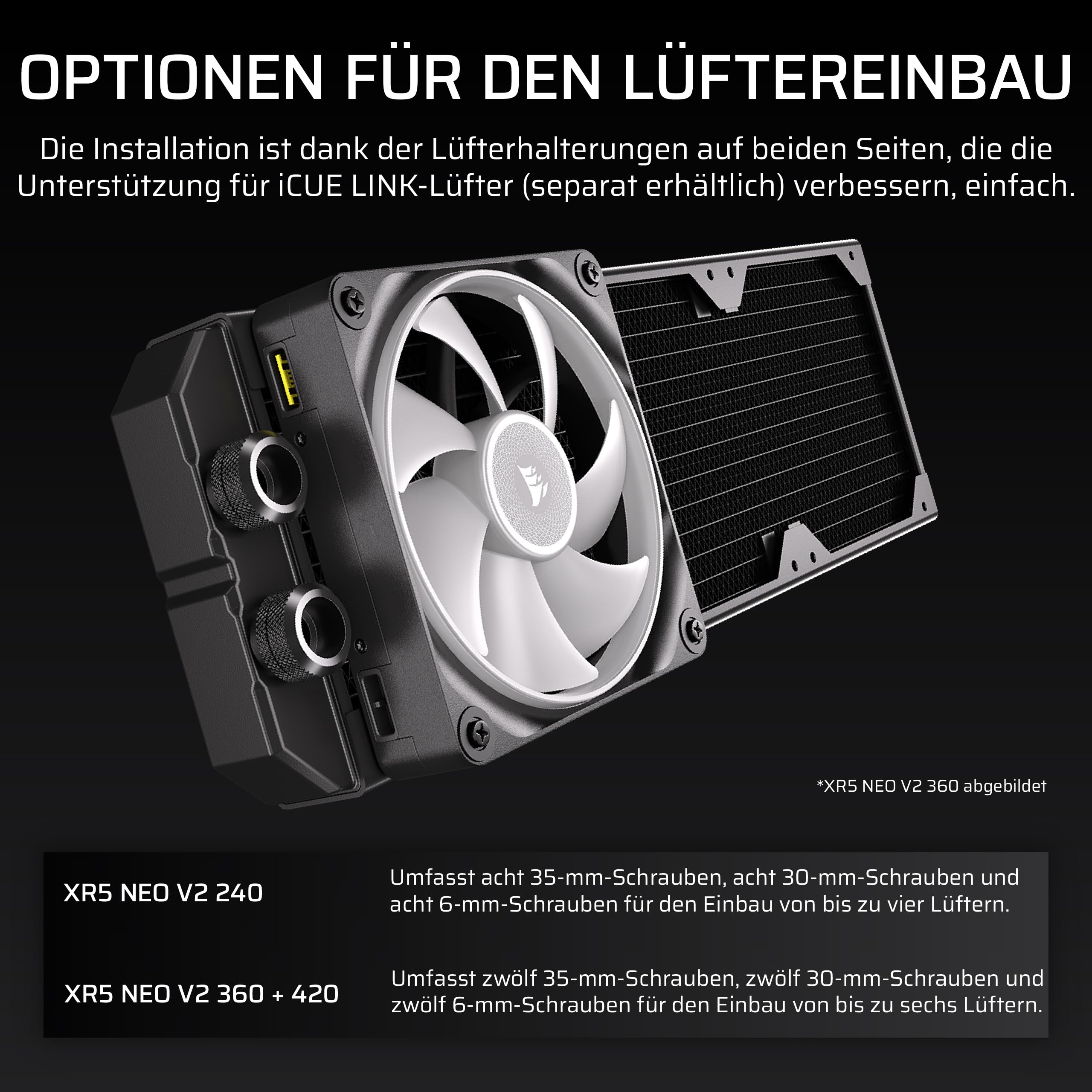 corsair-hydro-x-serie-xr5-neo-v2-360-mm-radiator-f-r-custom-wasserk-hlung-icue-l image 3