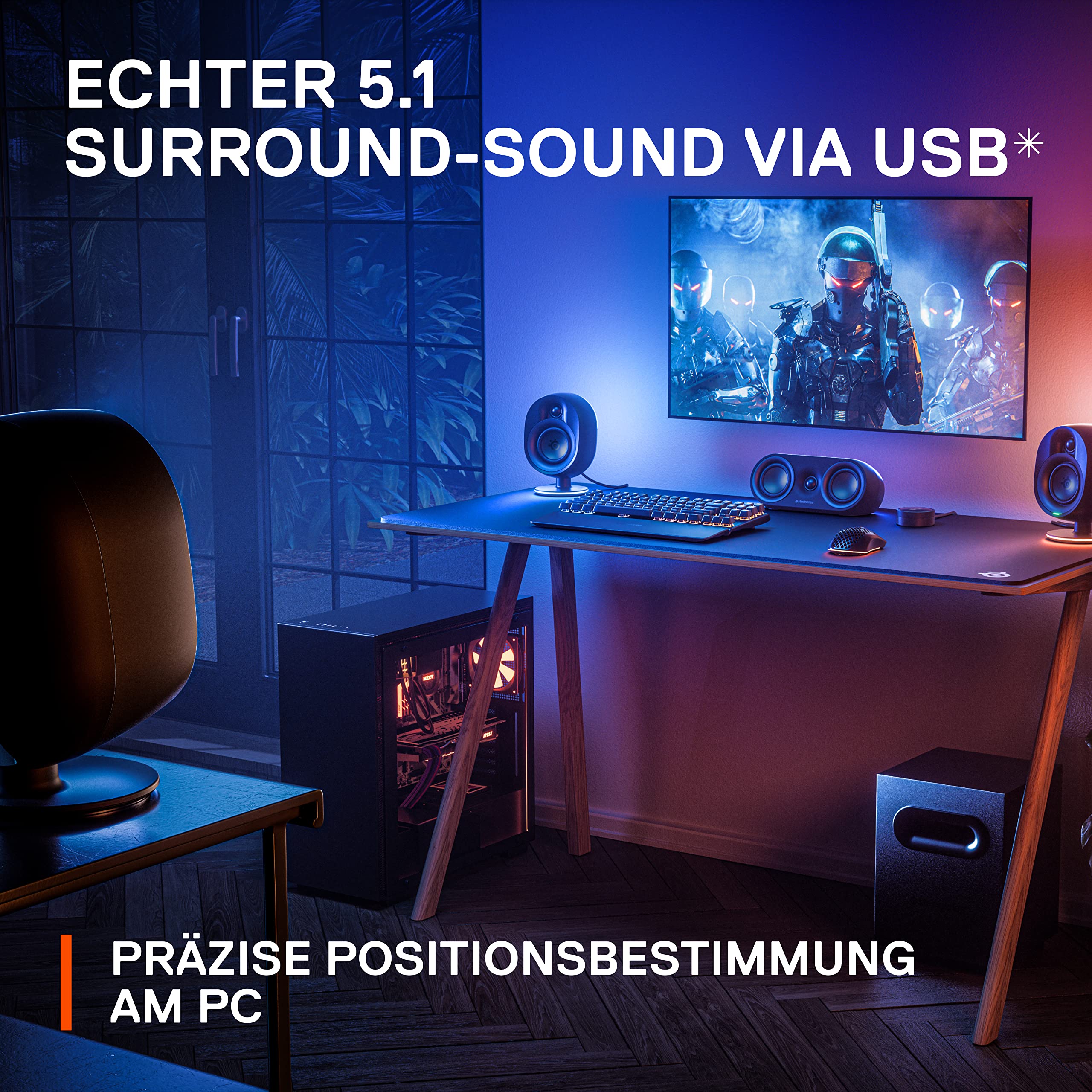 steelseries-arena-9-5-1-gaming-lautsprechersystem-usb-surround-kabellose-hintere image 3
