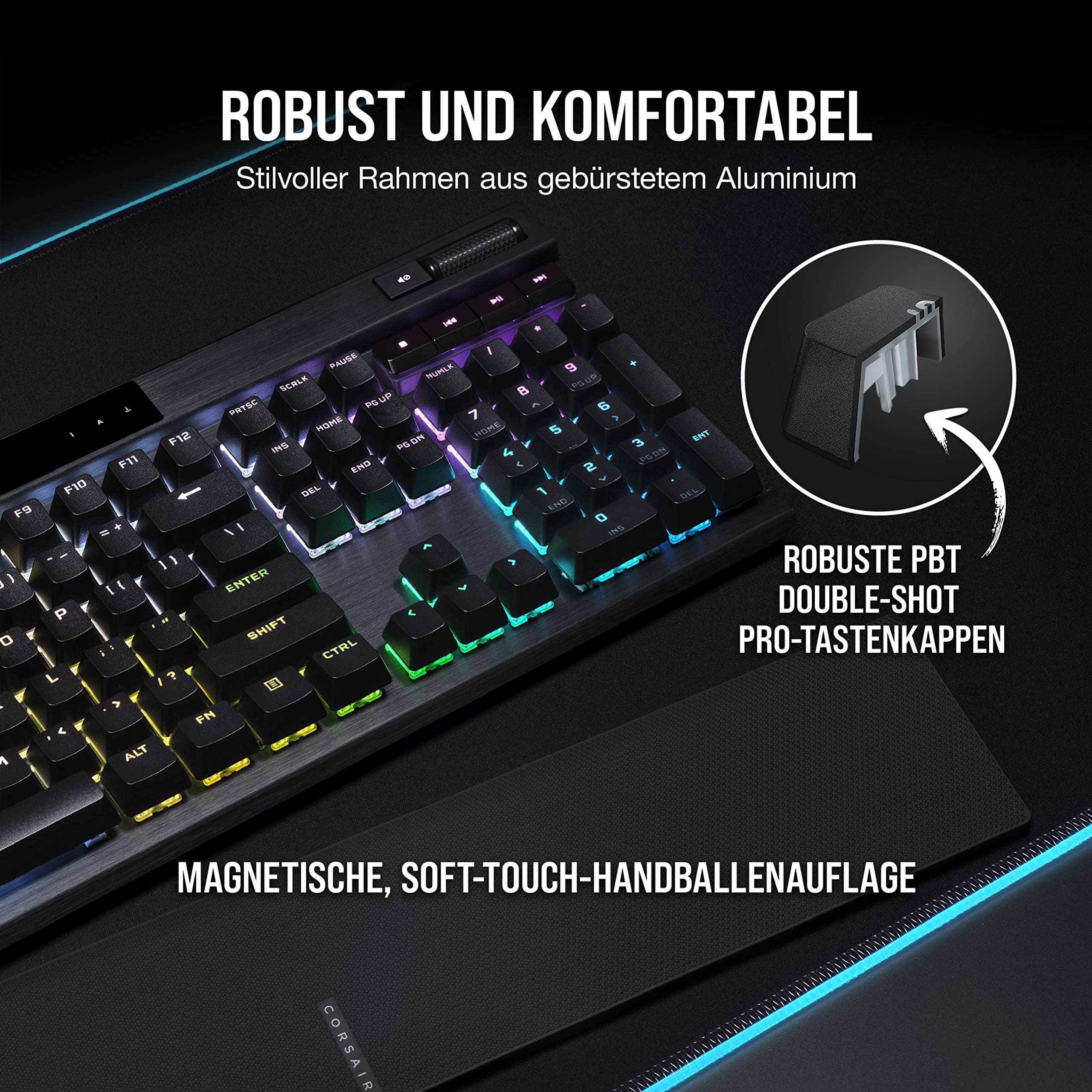 corsair-k70-rgb-pro-mechanische-gaming-tastatur-cherry-mx-red-8000hz-hyper-polli image 3