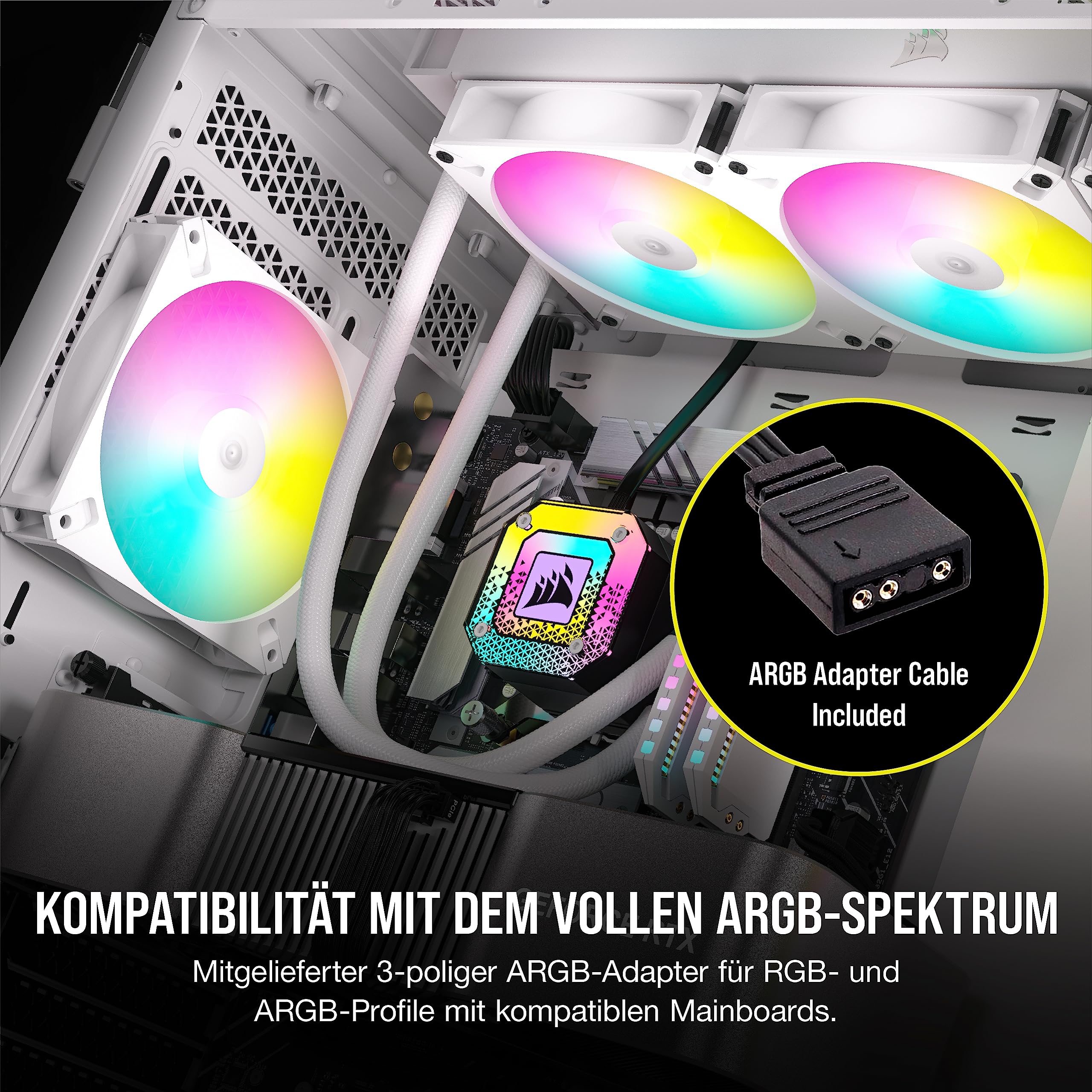 corsair-icue-ar120-rgb-digital-120mm-argb-l-fter-dreierpack-wei image 6