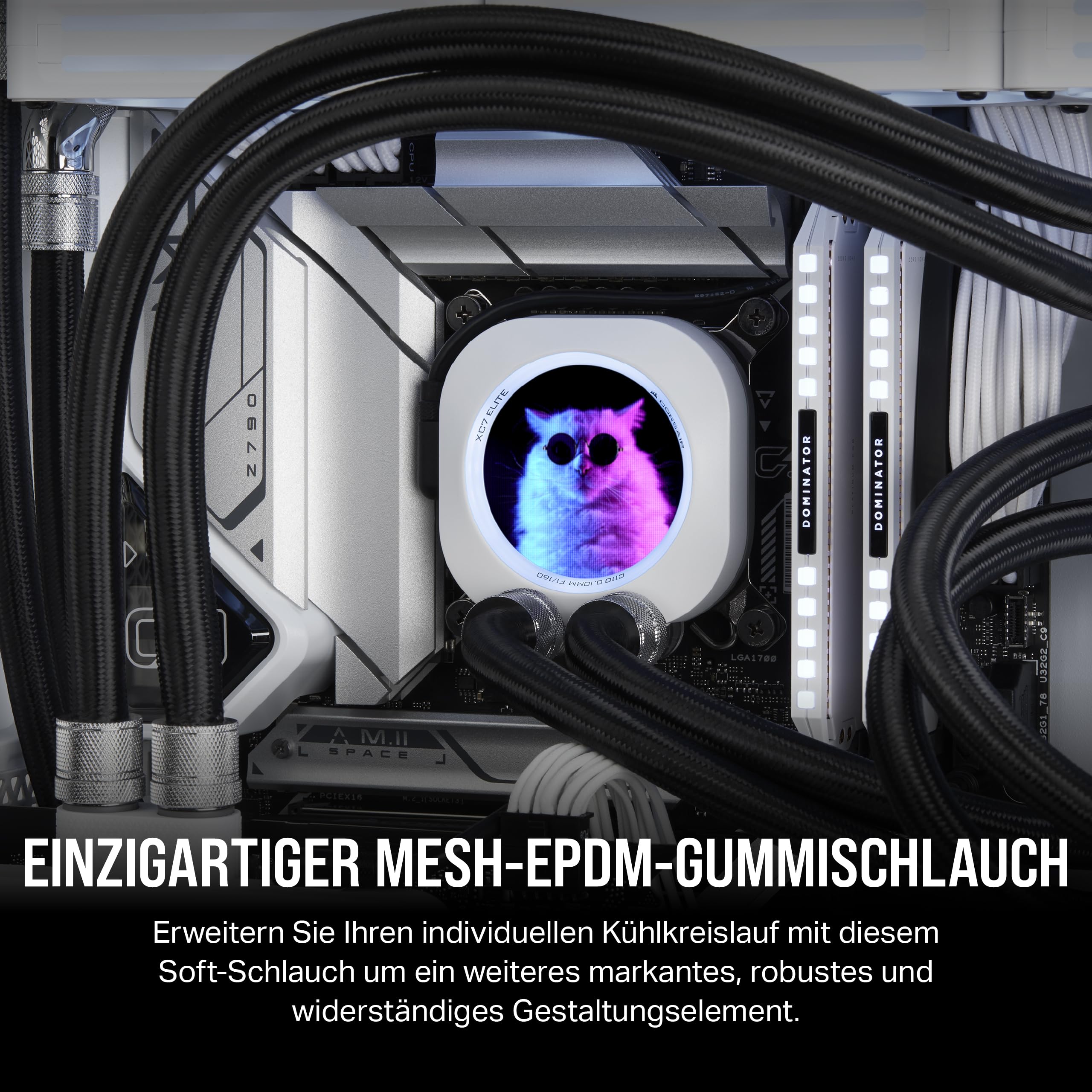 corsair-hydro-x-series-xt-softline-mesh-schlauch-3m-epdm-gummi-mit-mesh-ummantel image 3
