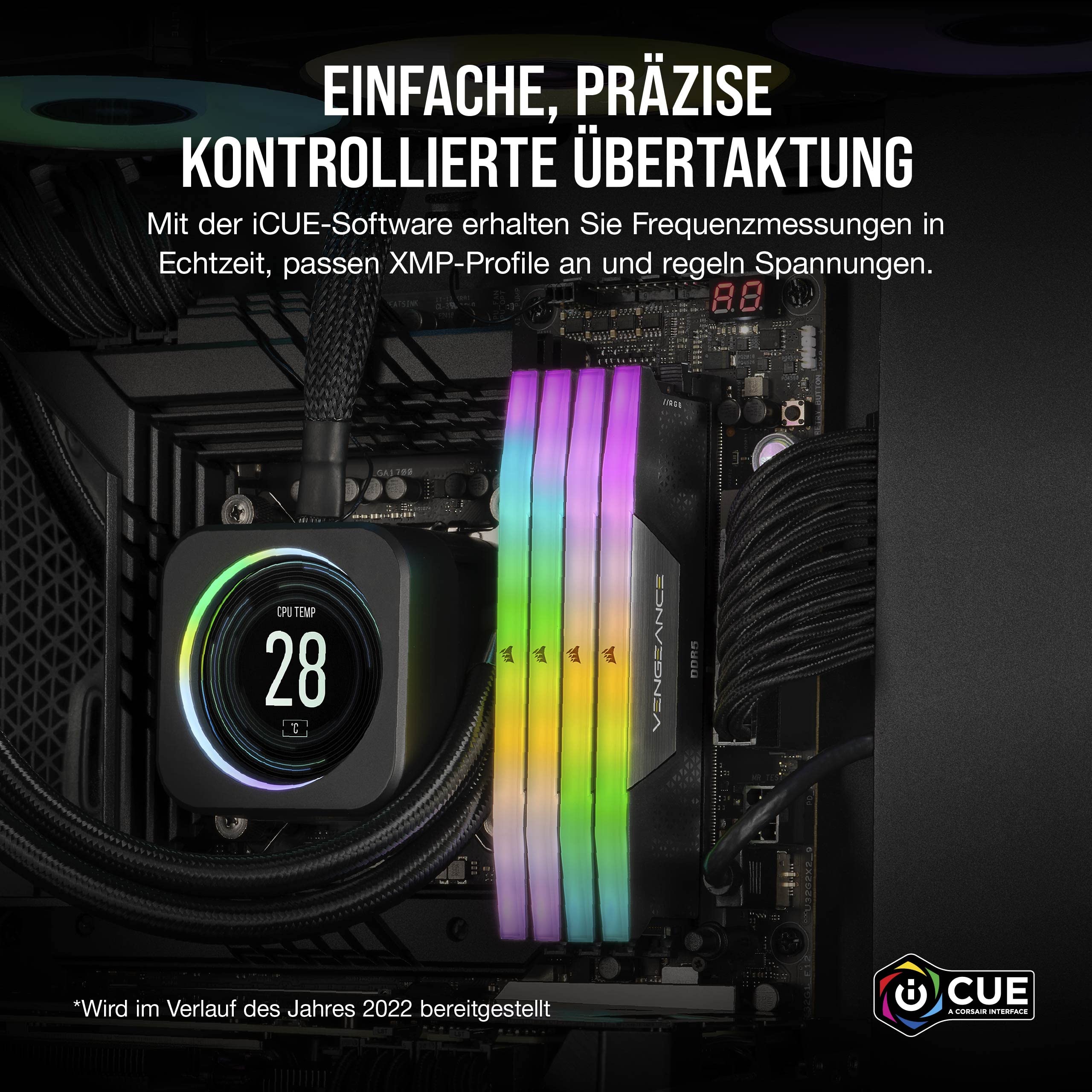 corsair-vengeance-rgb-ddr5-128gb-2x64gb-ram-kit-6400-mhz-cl42-intel-xmp-3-0-schw image 5