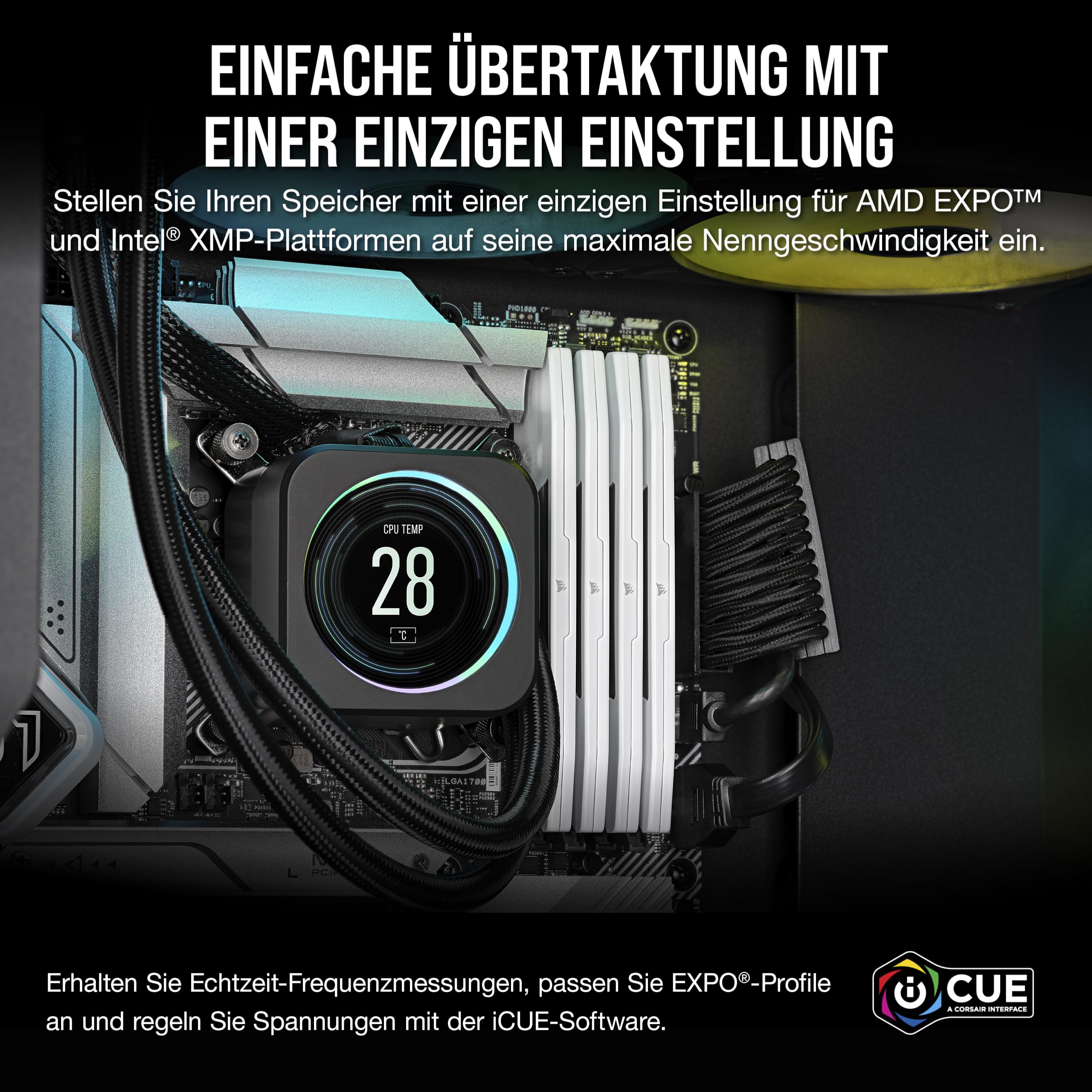corsair-vengeance-ddr5-32gb-2x16gb-6400mhz-cl36-desktop-arbeitsspeicher-cmk32gx5 image 4